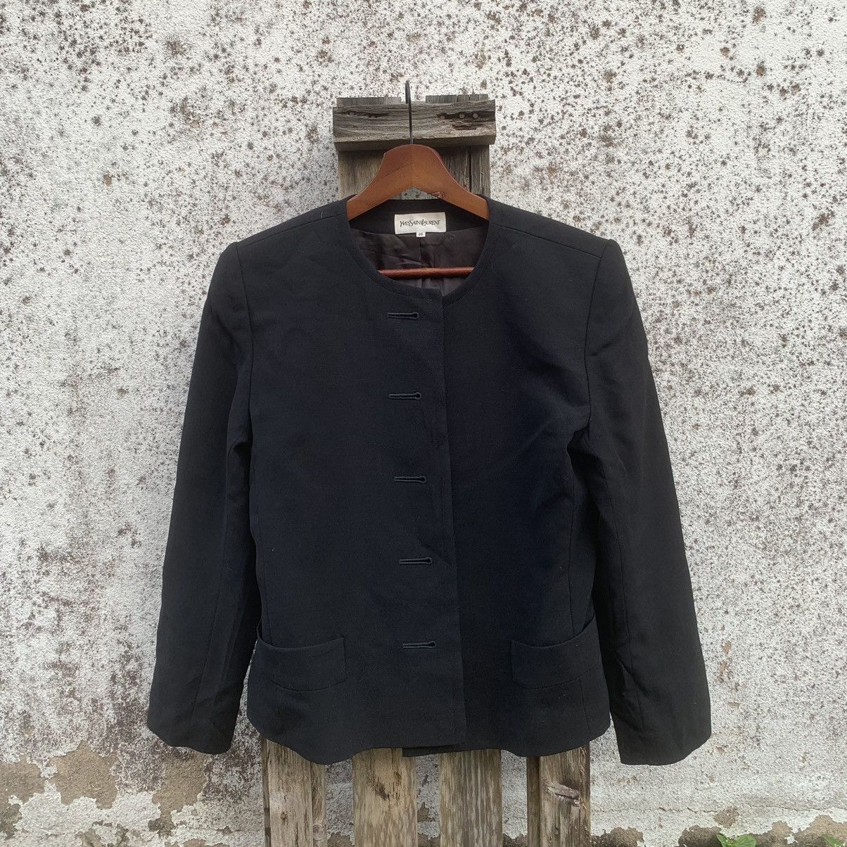 💥STEALS💥VINTAGE YVES SAINT LAURENT BLANK YSL BLAZER JACKET
