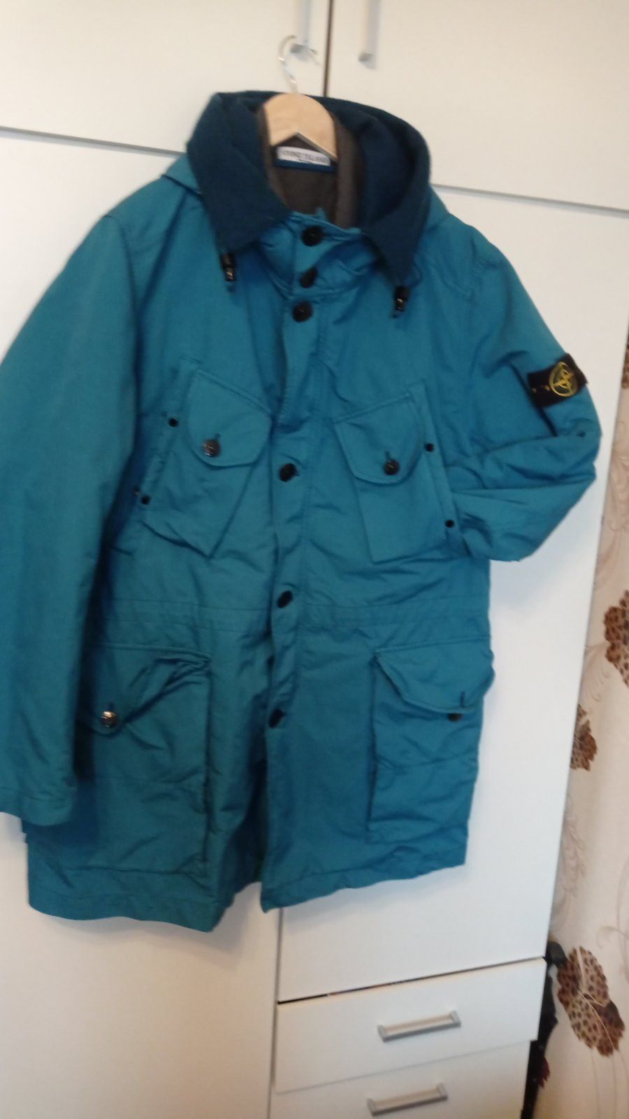 image of Stone Island Parka in Blue, Men's (Size XL)