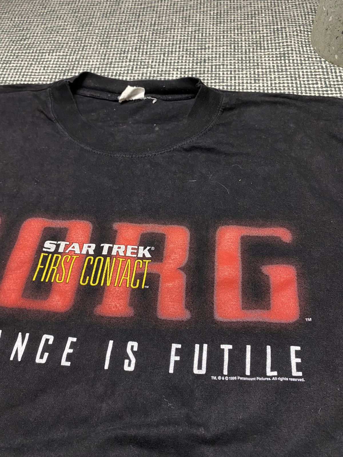 Vintage Rare vintage Star Trek 1996 T-shirt y2k Size US XL / EU 56 / 4 - 3 Thumbnail
