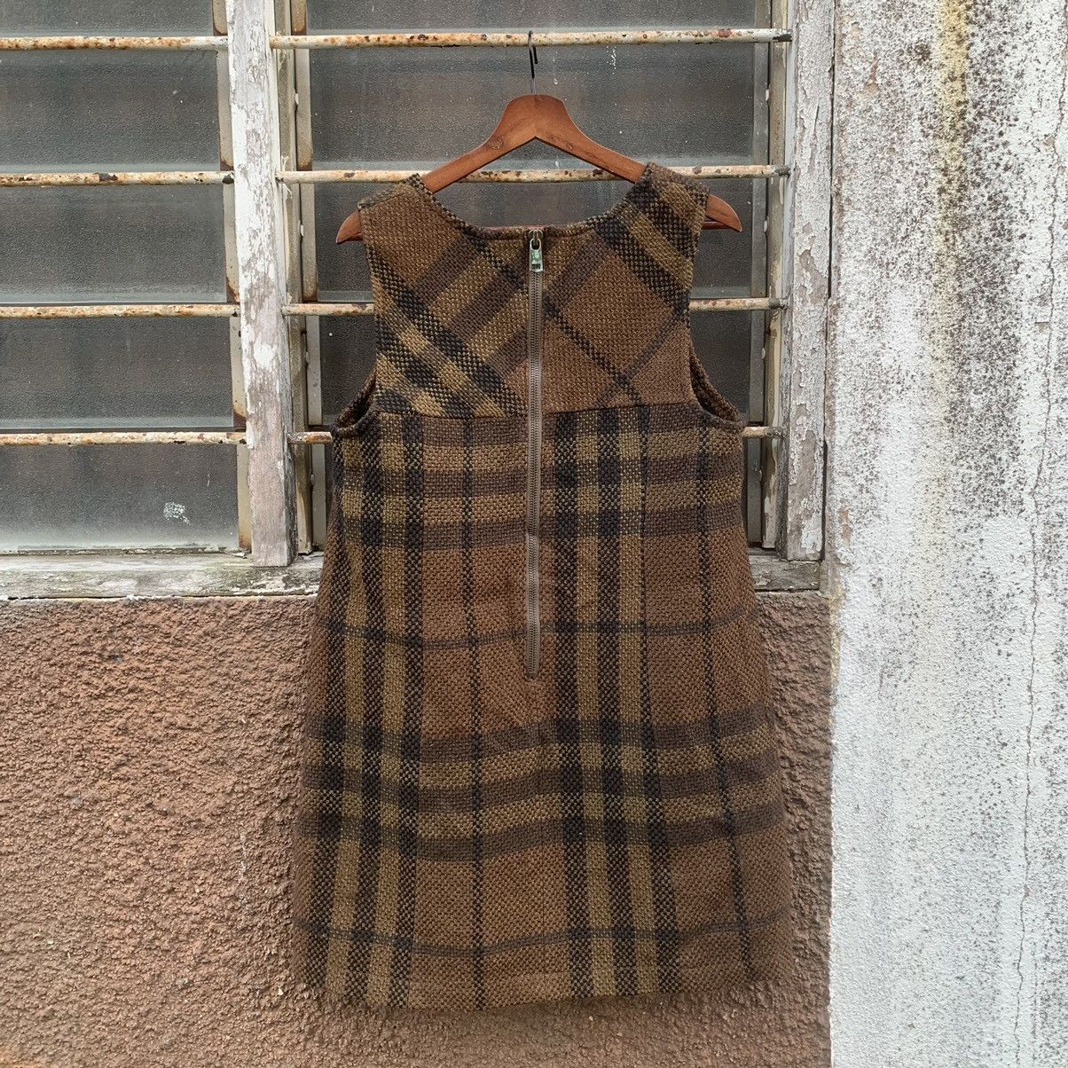 Burberry × Vintage OFFERS ACCEPT💥VINTAGE BURBERRY WOOL DRESS PLAID NOVA CHECK Size S / US 4 / IT 40 - 11 Thumbnail