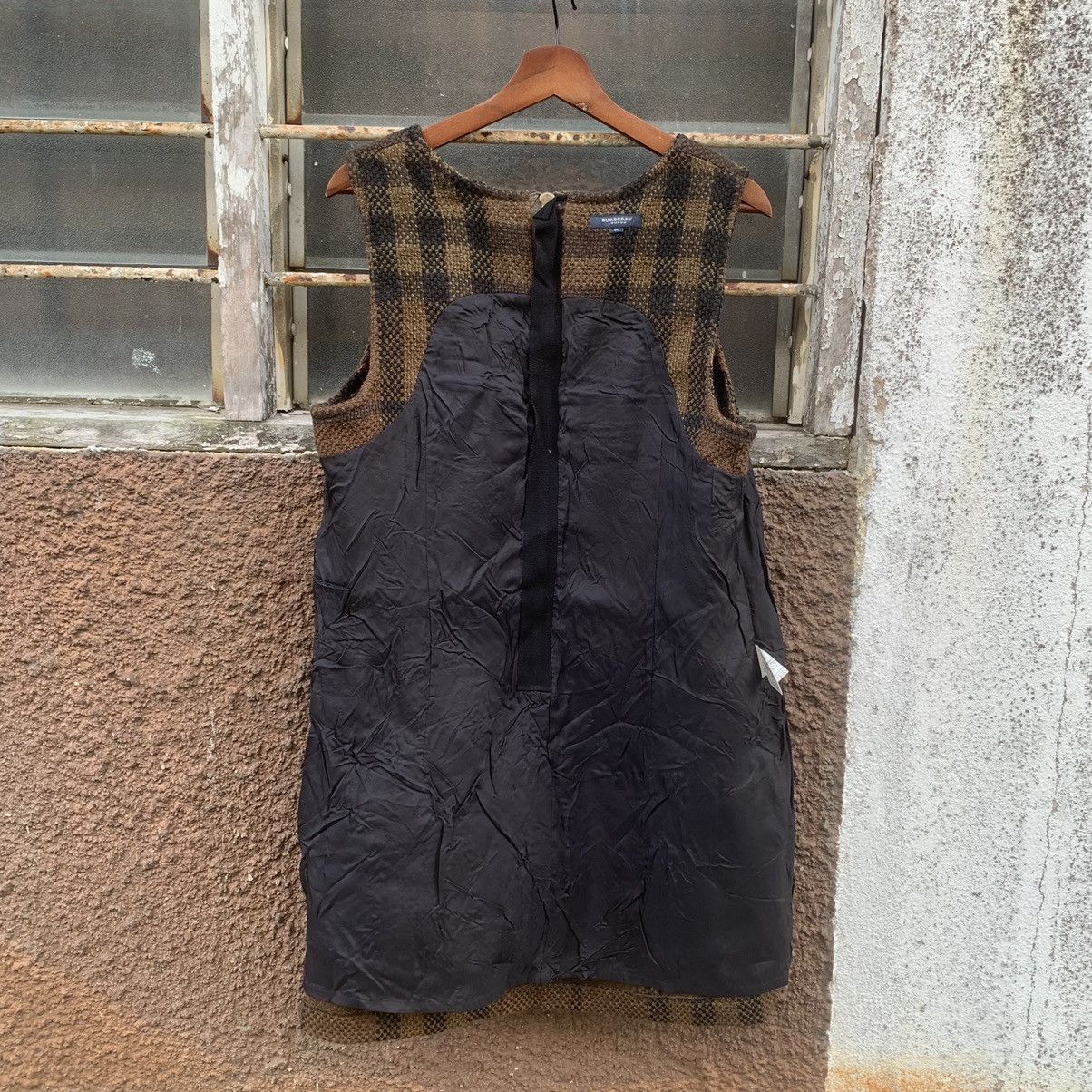 Burberry × Vintage OFFERS ACCEPT💥VINTAGE BURBERRY WOOL DRESS PLAID NOVA CHECK Size S / US 4 / IT 40 - 18 Thumbnail