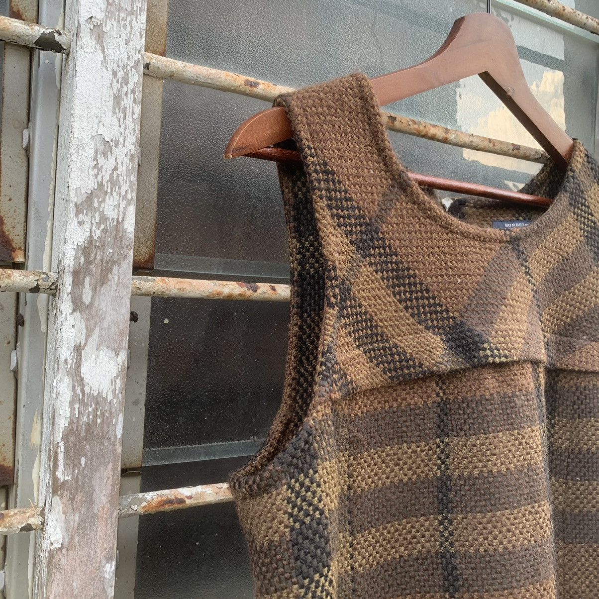 Burberry × Vintage OFFERS ACCEPT💥VINTAGE BURBERRY WOOL DRESS PLAID NOVA CHECK Size S / US 4 / IT 40 - 8 Thumbnail