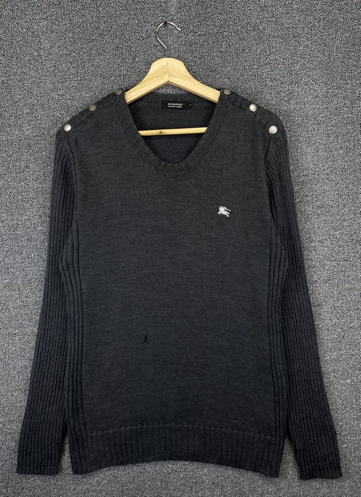 Burberry Vintage Burberry Black Label Cable Knit Sweaters Size M / US 6-8 / IT 42-44 - 1 Thumbnail