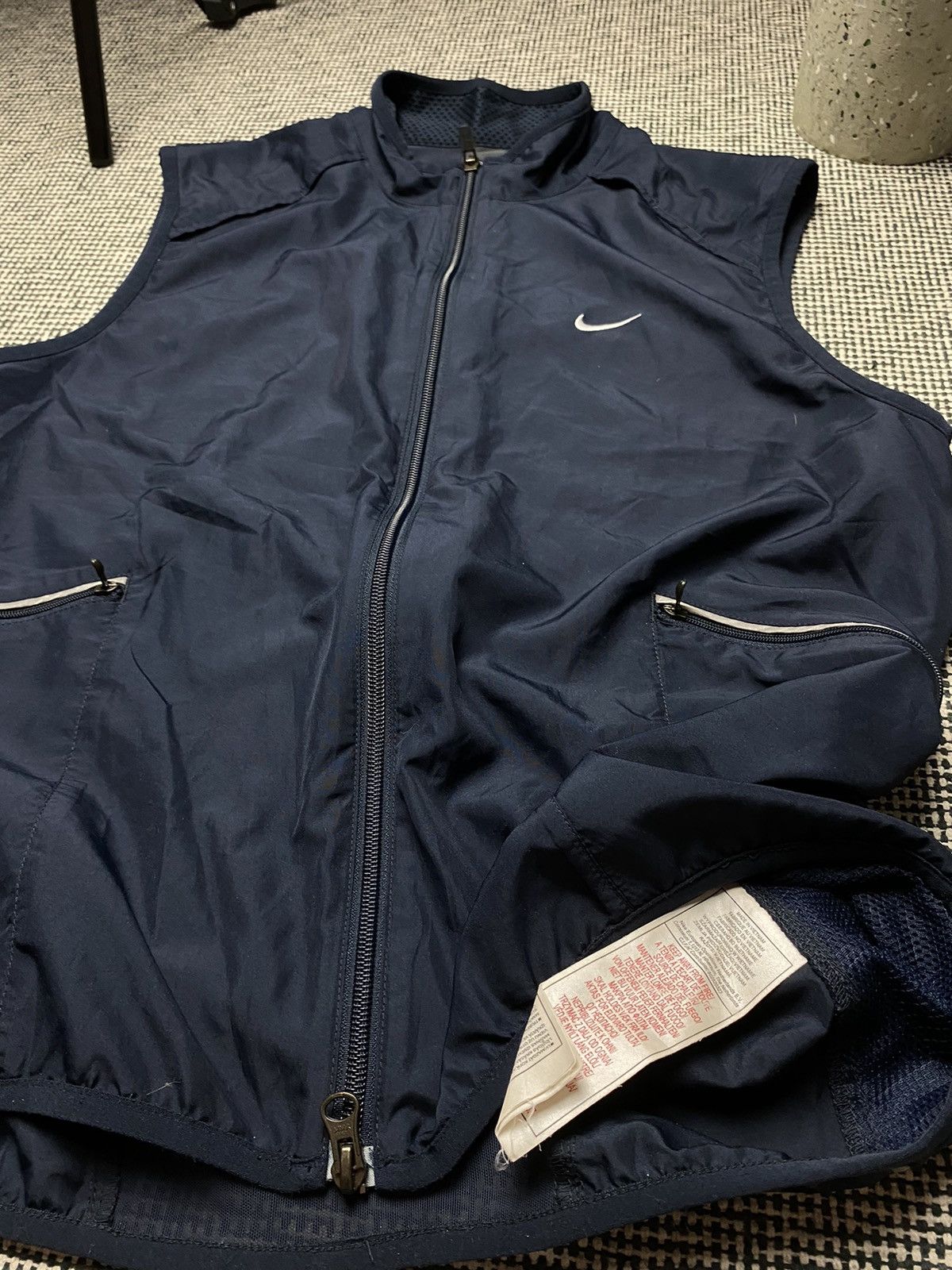 Nike × Vintage Nike vest vintage y2k drill reflective Size US M / EU 48-50 / 2 - 5 Thumbnail