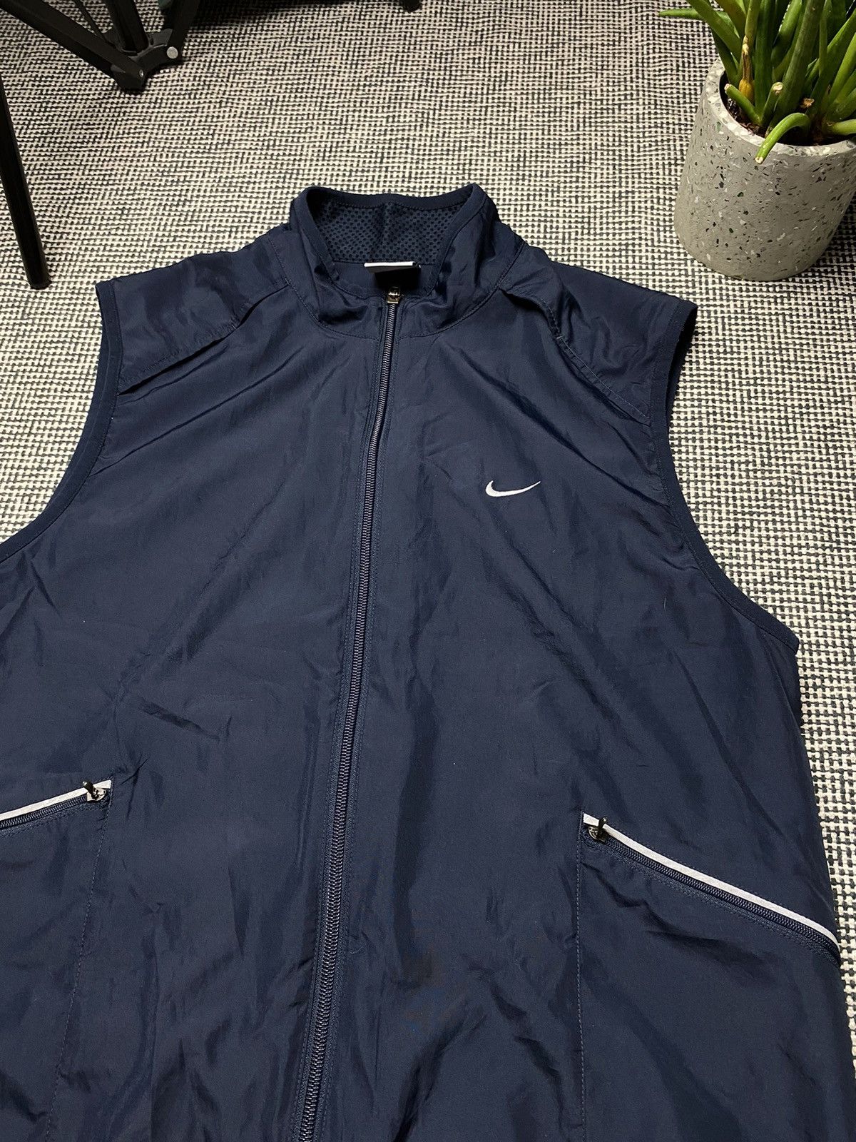 Nike × Vintage Nike vest vintage y2k drill reflective Size US M / EU 48-50 / 2 - 3 Thumbnail