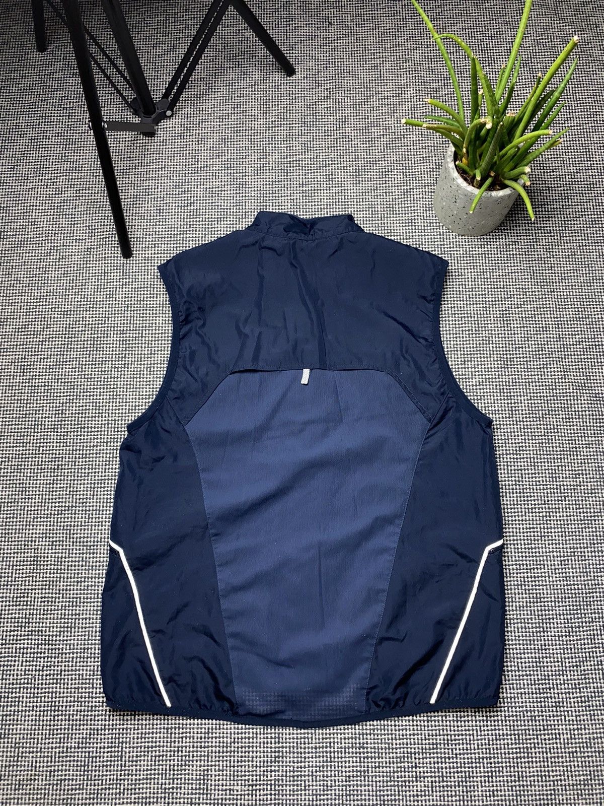 Nike × Vintage Nike vest vintage y2k drill reflective Size US M / EU 48-50 / 2 - 2 Thumbnail