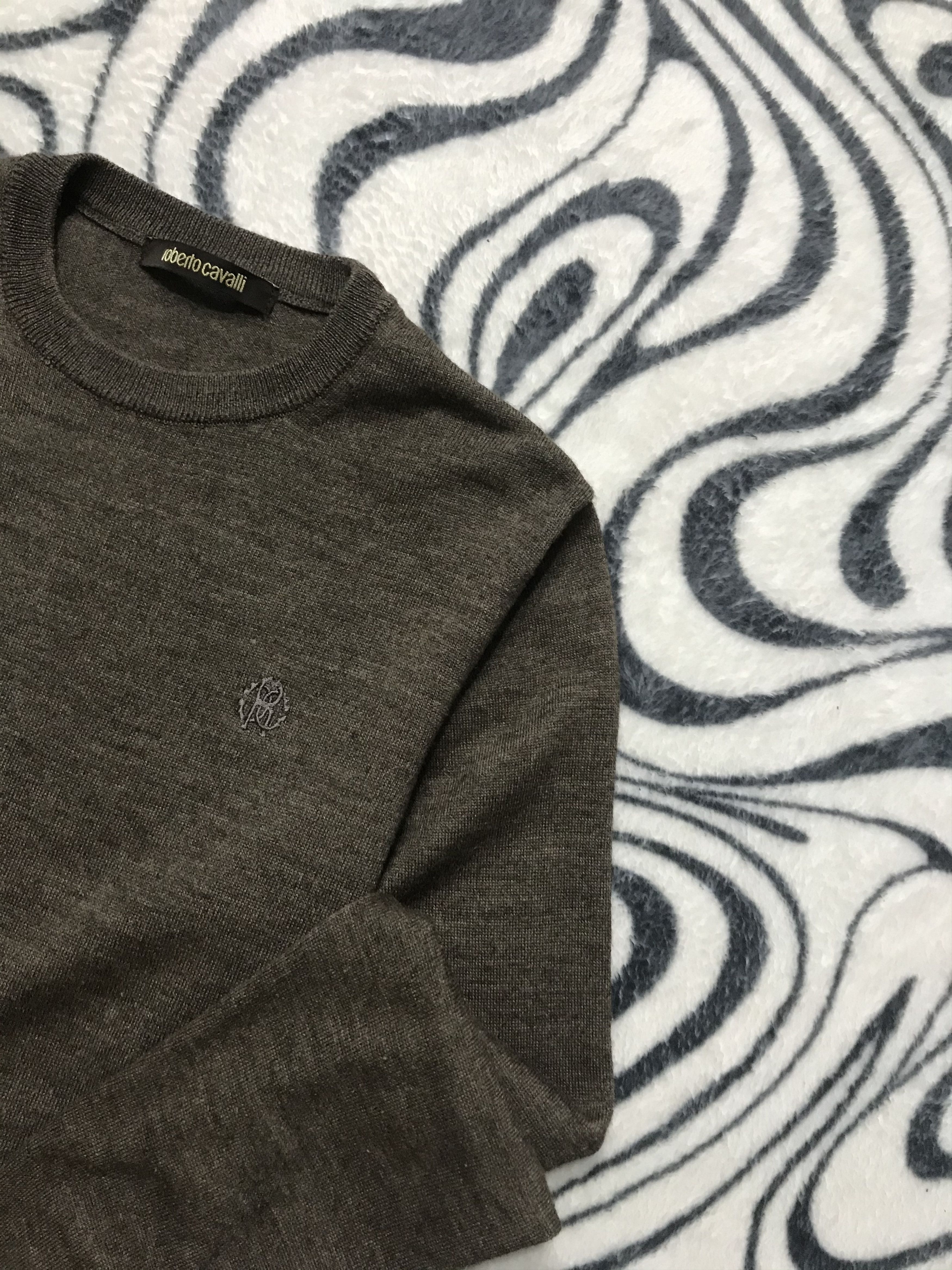 Roberto Cavalli Roberto Cavalli Mens Wool Sweater Size US M / EU 48-50 / 2 - 3 Thumbnail