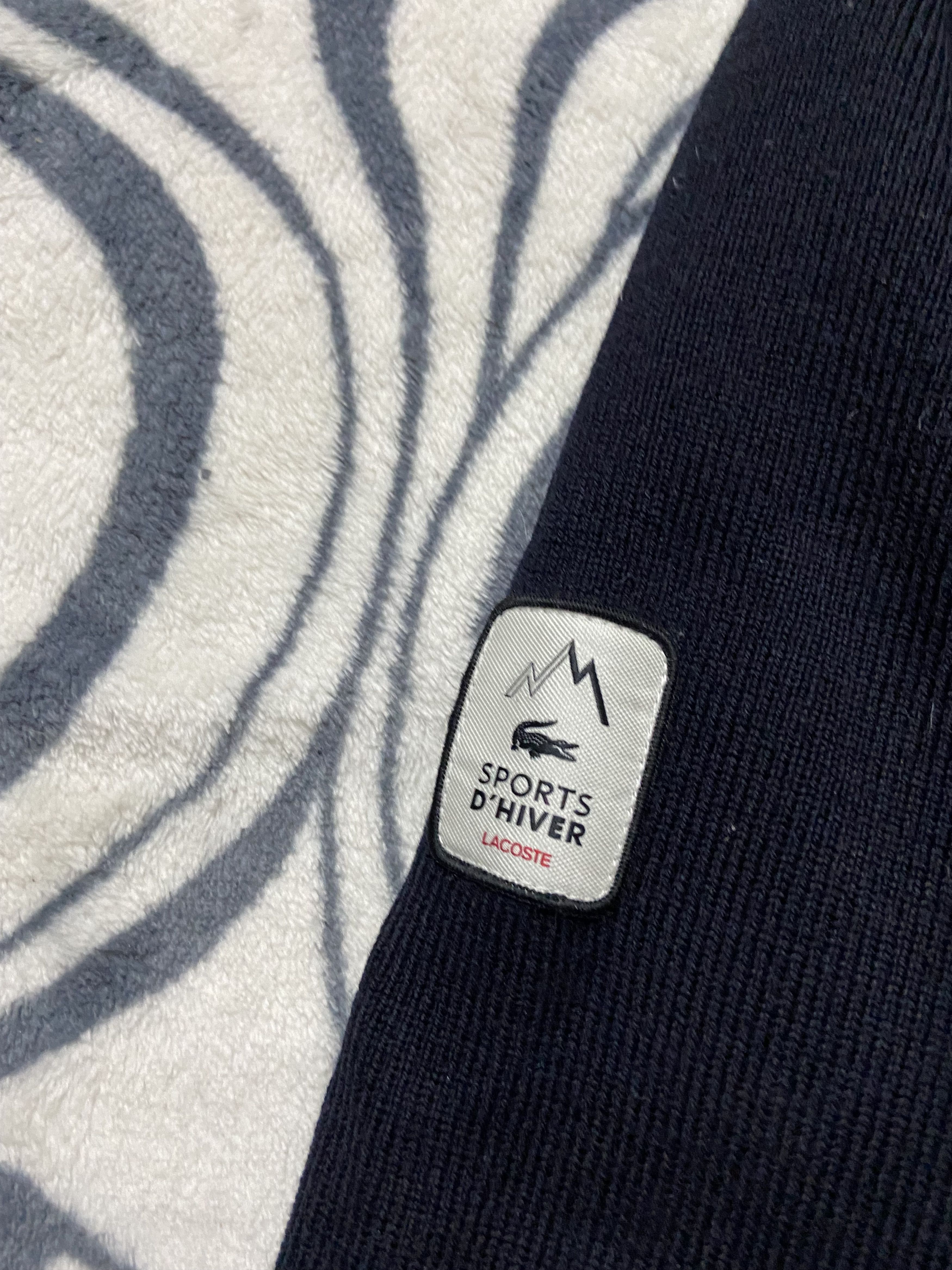 Lacoste × Vintage Lacoste Sports D'Hiver Mens Wool Sweater Size US M / EU 48-50 / 2 - 4 Thumbnail