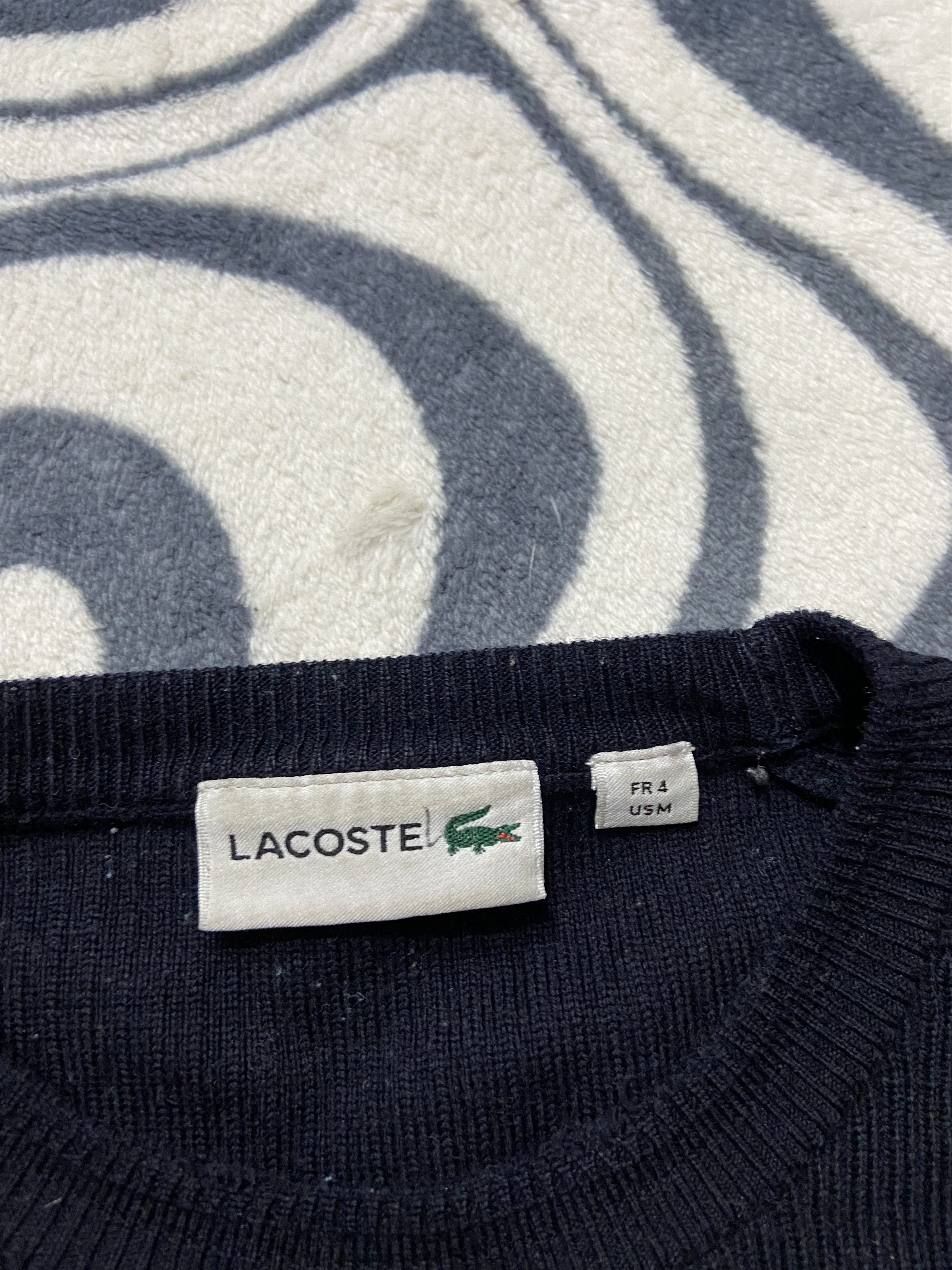 Lacoste × Vintage Lacoste Sports D'Hiver Mens Wool Sweater Size US M / EU 48-50 / 2 - 5 Thumbnail