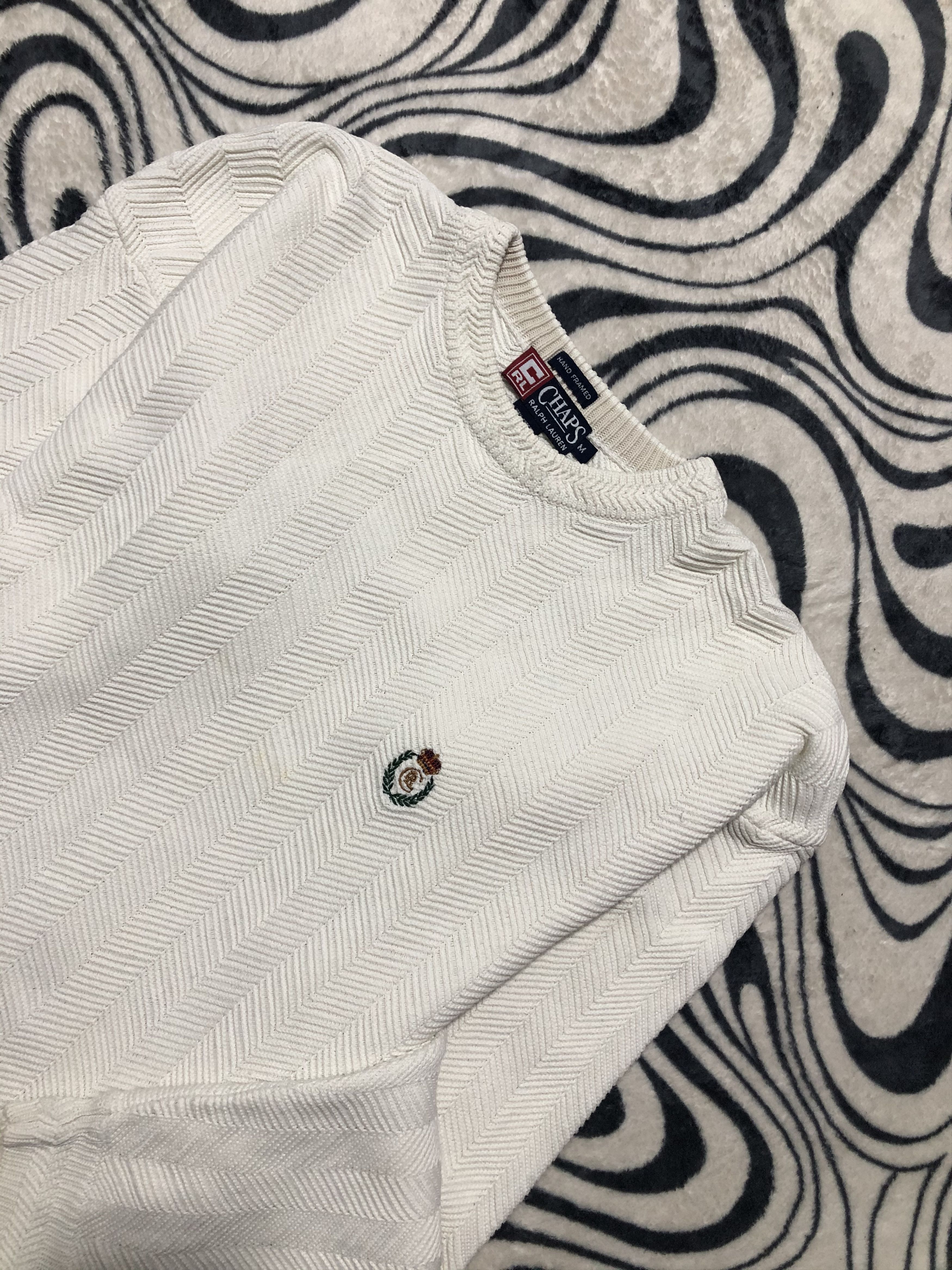 Chaps Ralph Lauren × Polo Ralph Lauren × Vintage Chaps Ralph Lauren Vintage Mens Sweatshirt Size US XL / EU 56 / 4 - 2 Thumbnail