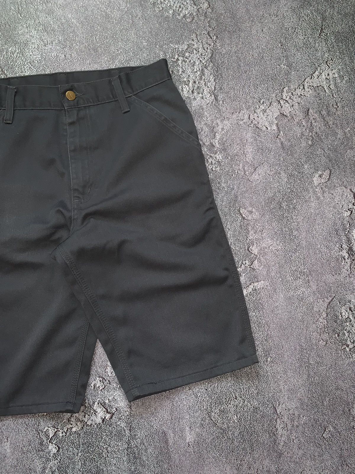 Carhartt × Carhartt Wip × Vintage Carhartt wip 30/34 simple pant shorts 🩳 grey casual Size US 30 / EU 46 - 9 Thumbnail
