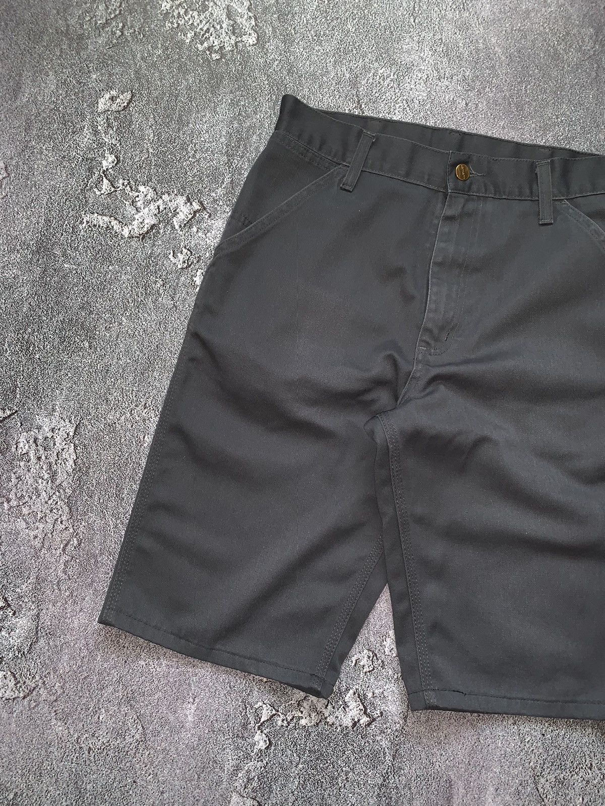 Carhartt × Carhartt Wip × Vintage Carhartt wip 30/34 simple pant shorts 🩳 grey casual Size US 30 / EU 46 - 10 Thumbnail