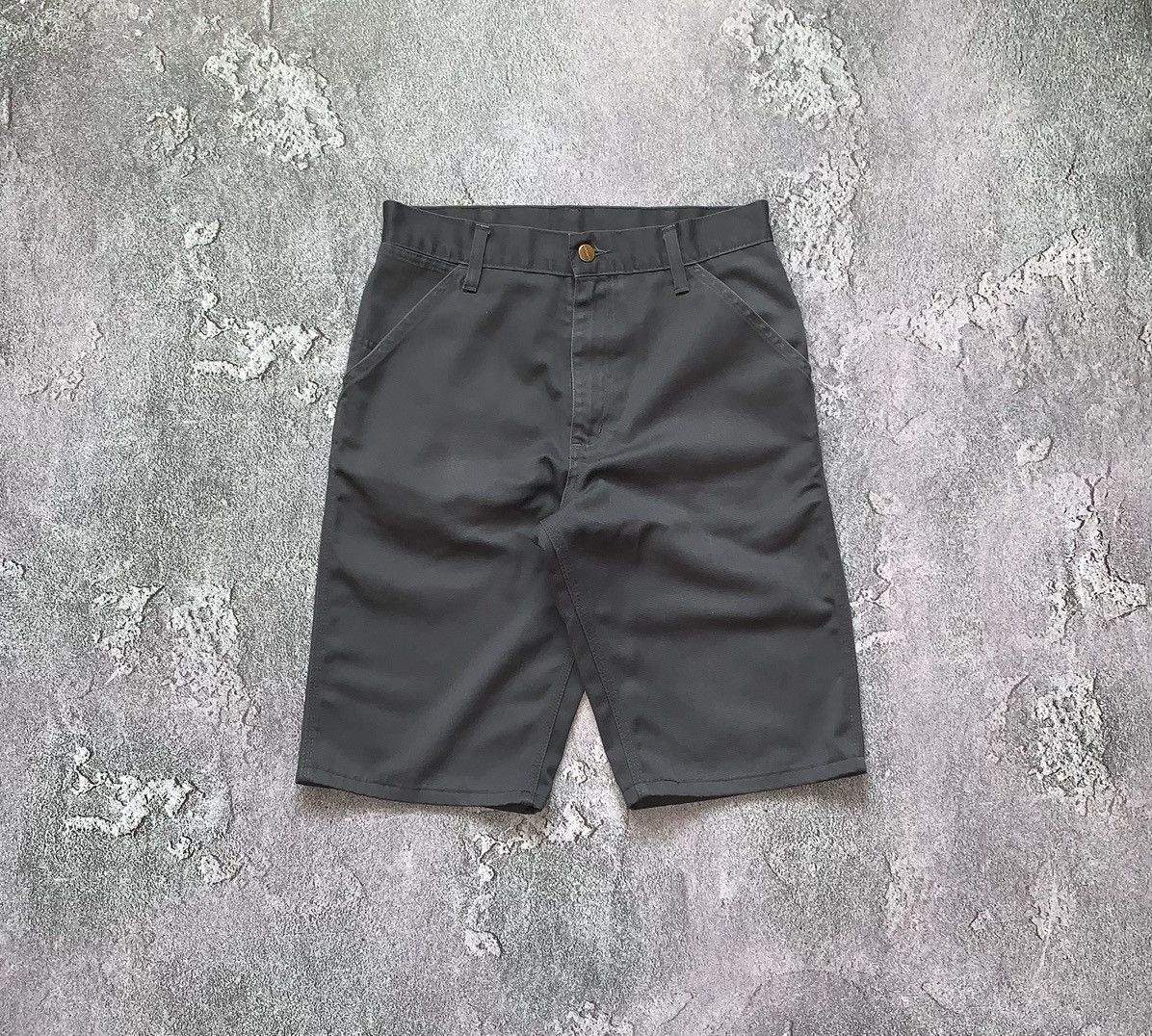 Carhartt × Carhartt Wip × Vintage Carhartt wip 30/34 simple pant shorts 🩳 grey casual Size US 30 / EU 46 - 7 Thumbnail