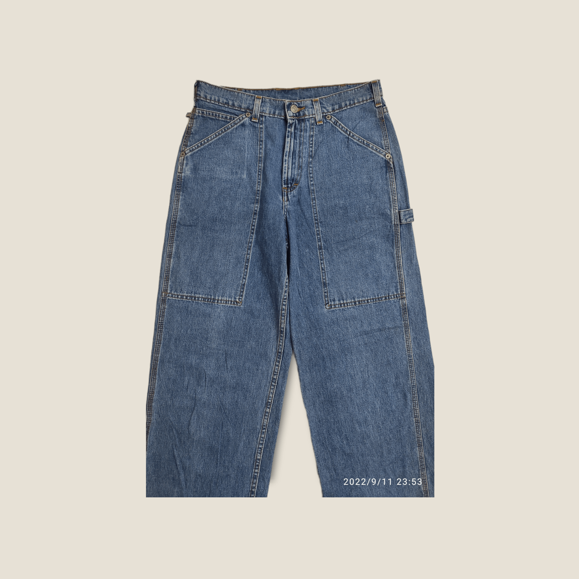 Polo Ralph Lauren Vintage 90s POLO JEANS RL Carpenter BOARD WALK Jeans Size US 30 / EU 46 - 7 Thumbnail