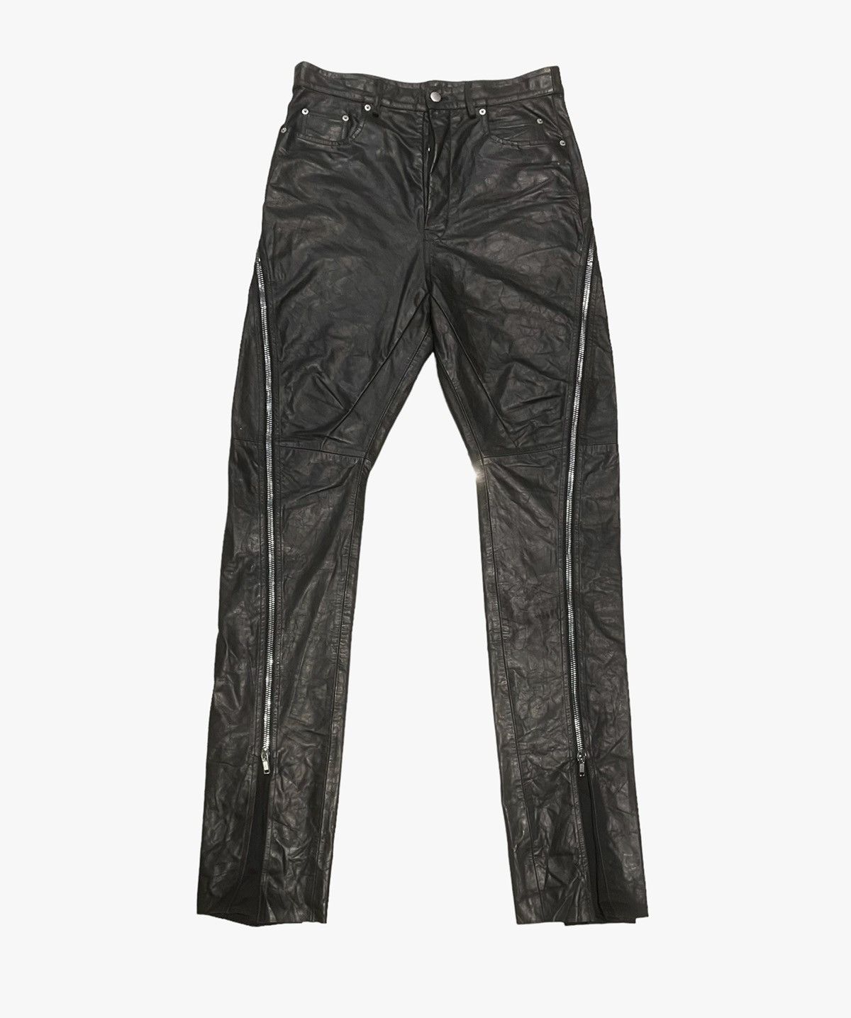 Image of Rick Owens Ss23 Edfu Bolan Banana Cuts in Black, Men's (Size 31)