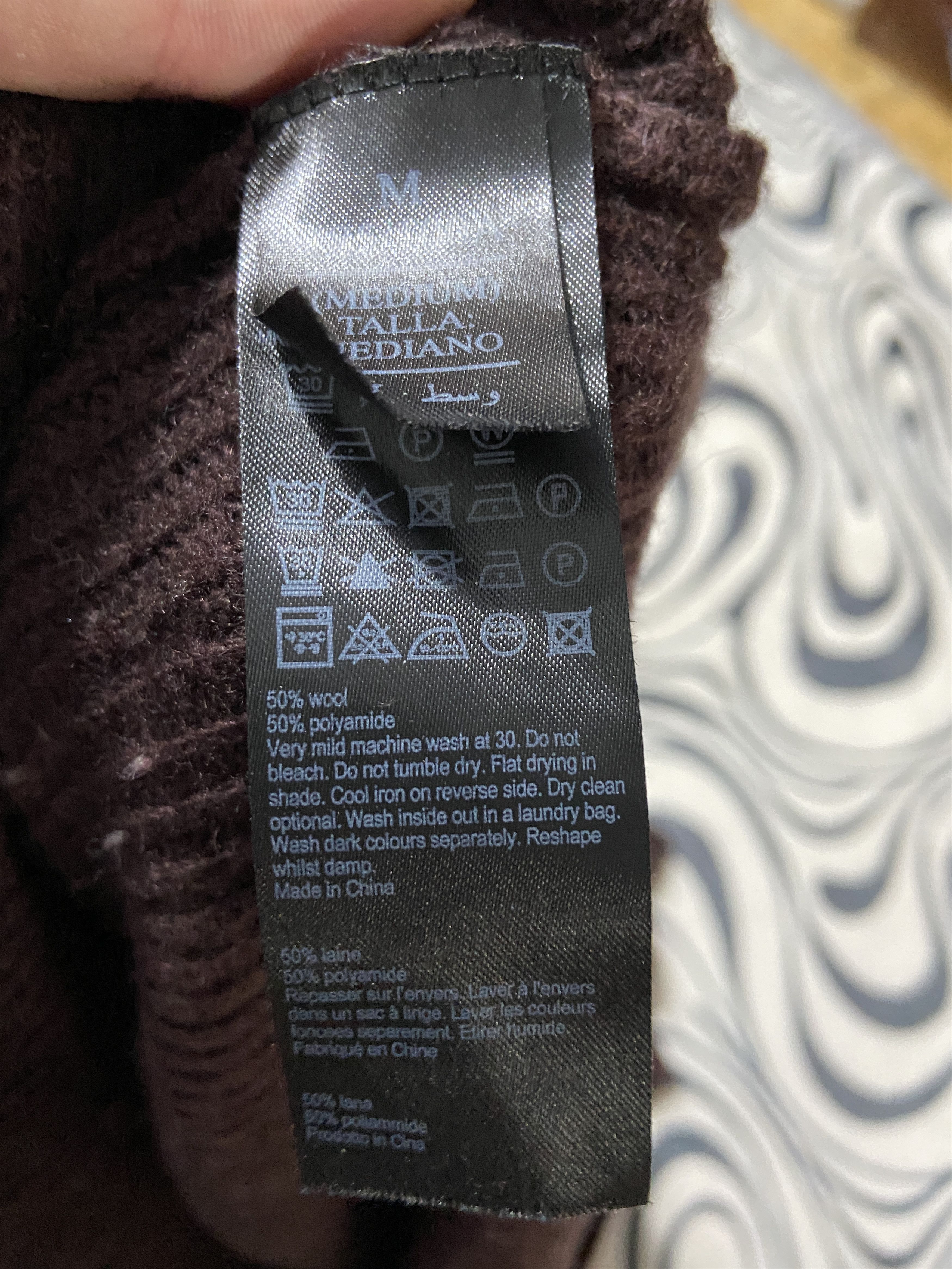 Allsaints Allsaints Mens Oversized Crewneck Wool Sweater Size US M / EU 48-50 / 2 - 5 Thumbnail