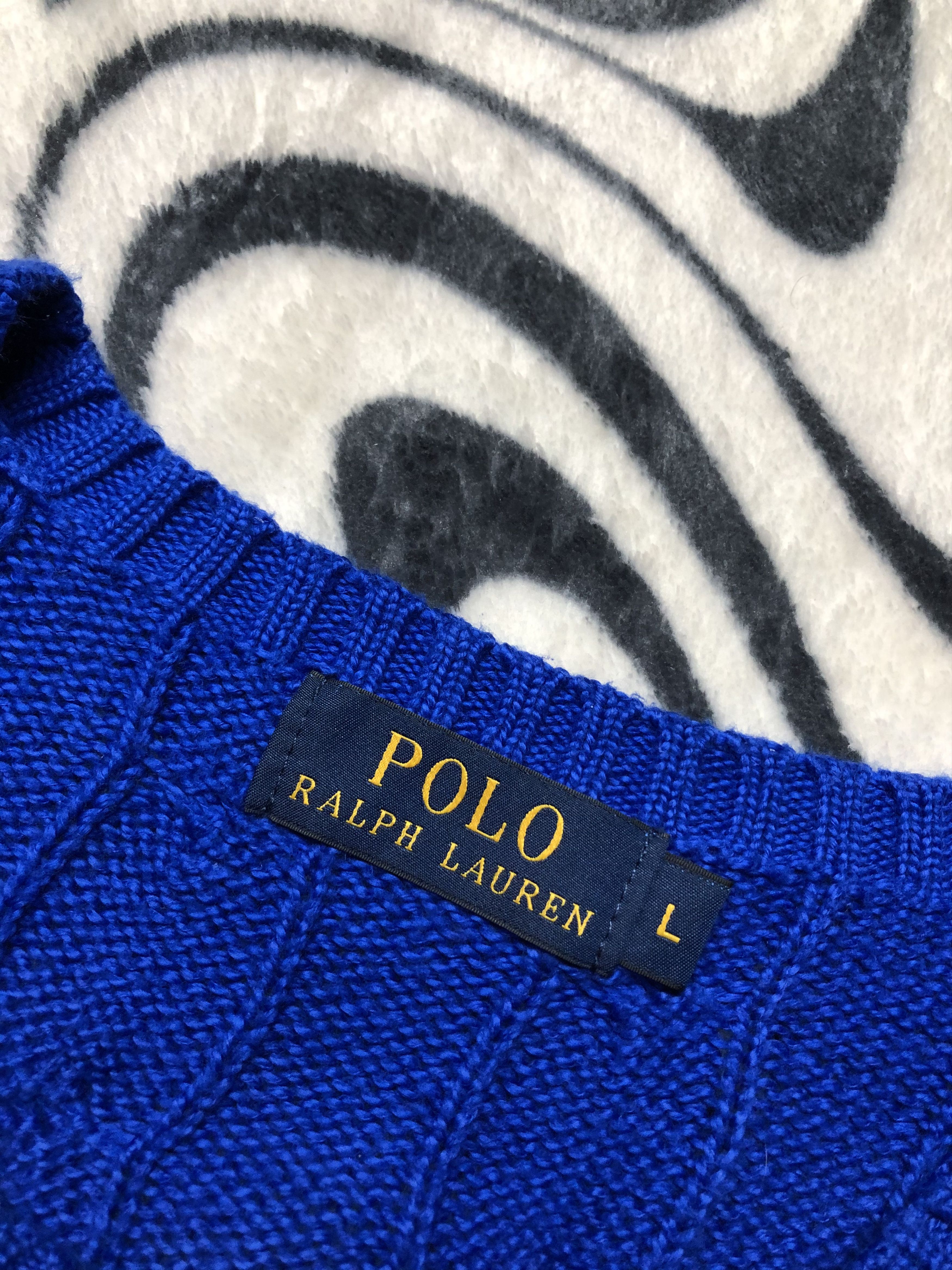 Polo Ralph Lauren Polo Ralph Lauren Mens Cable Knit Sweater Size US XL / EU 56 / 4 - 4 Thumbnail