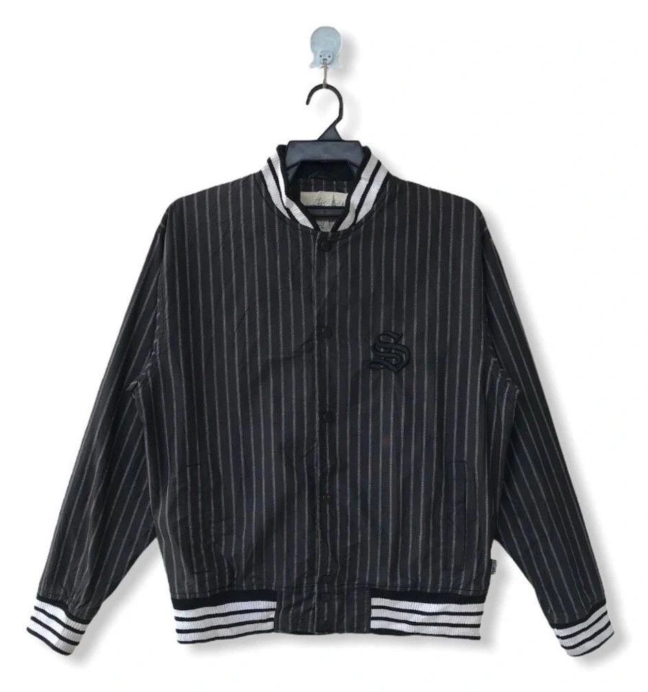 Stussy Stussy Los Angeles Chapter Satin Varsity Jacket | Grailed
