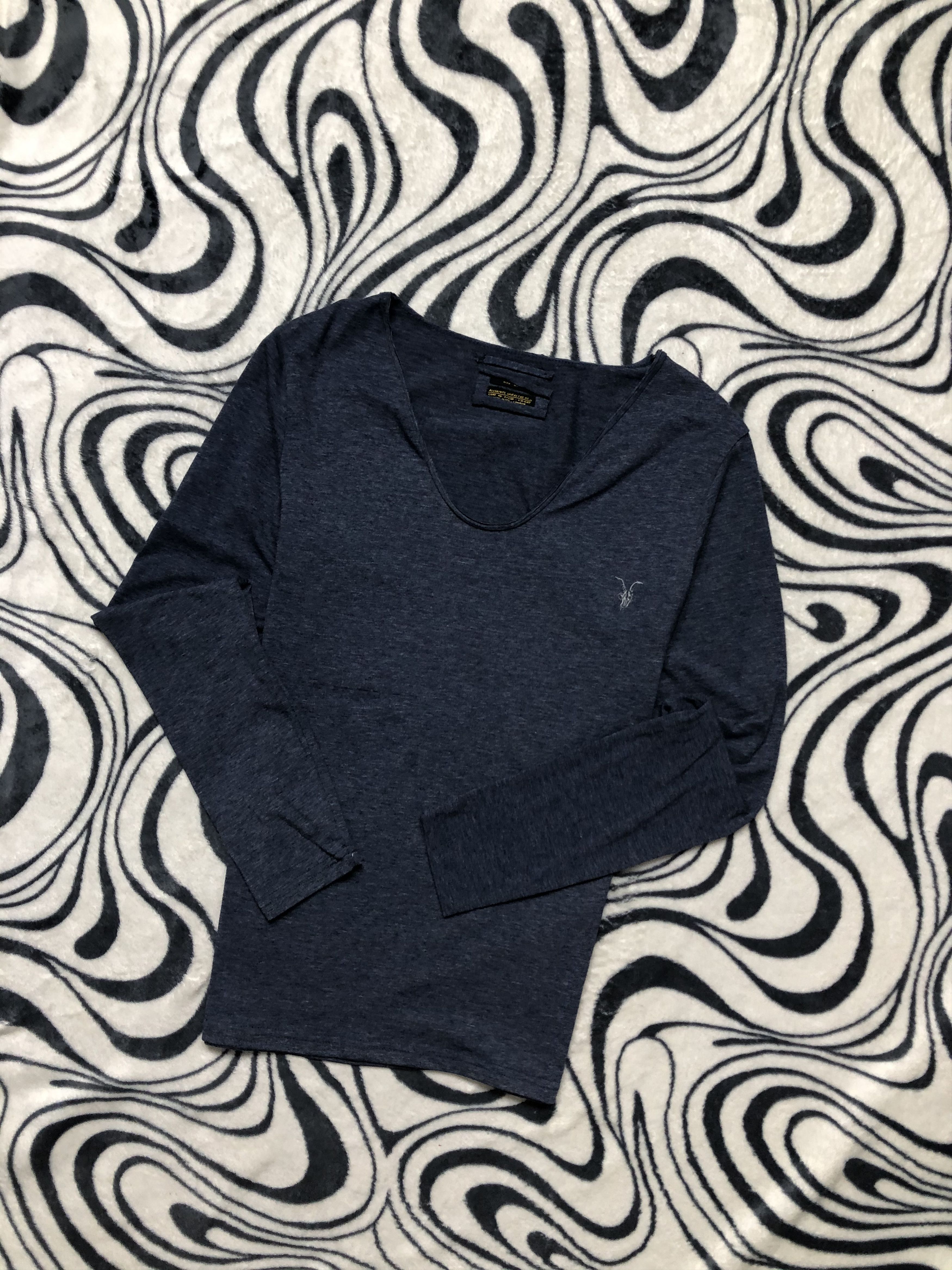 Allsaints Allsaints Mens Long Sleeve T-Shirt Tee Size US S / EU 44-46 / 1 - 1 Thumbnail