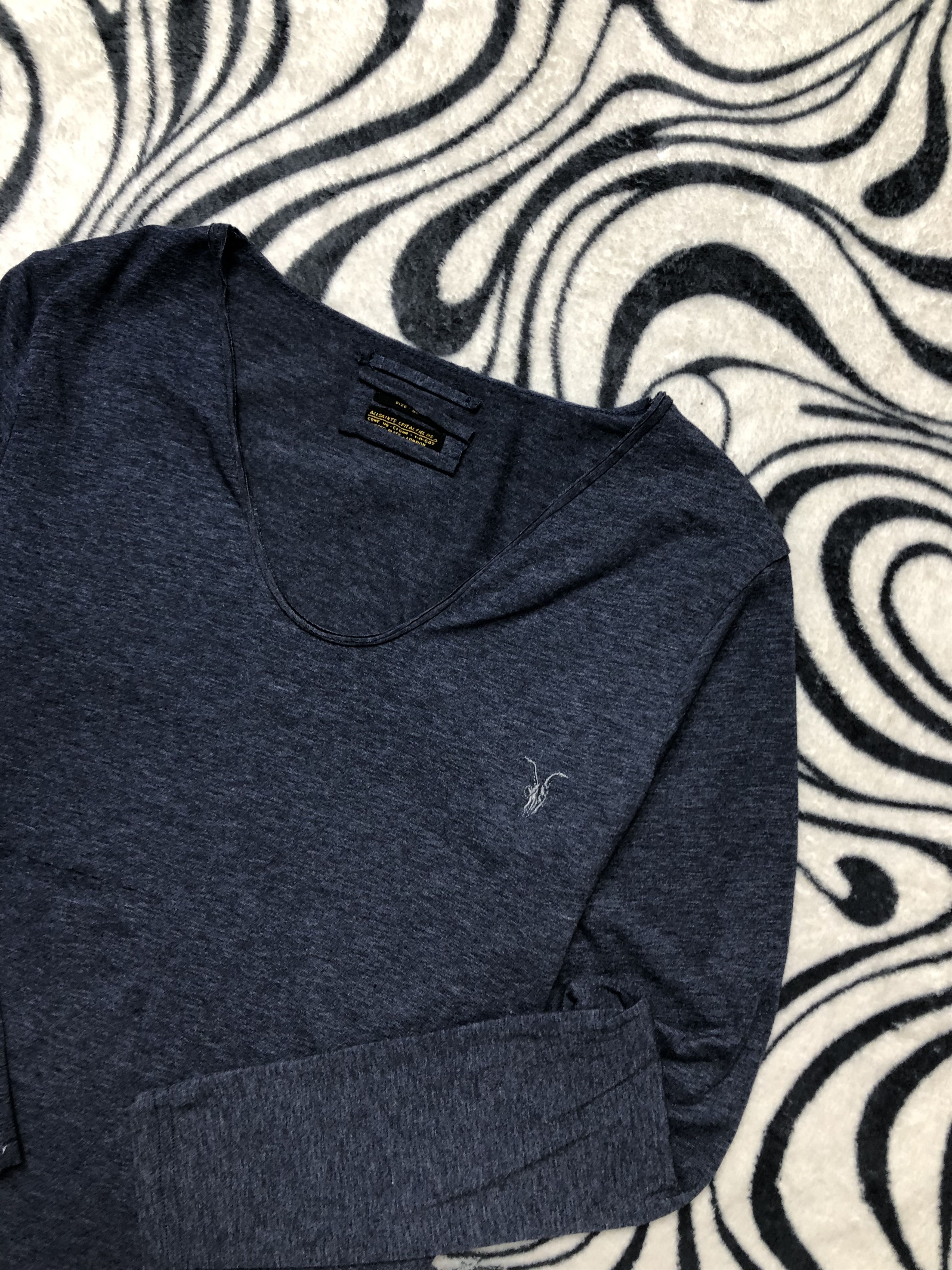 Allsaints Allsaints Mens Long Sleeve T-Shirt Tee Size US S / EU 44-46 / 1 - 2 Thumbnail