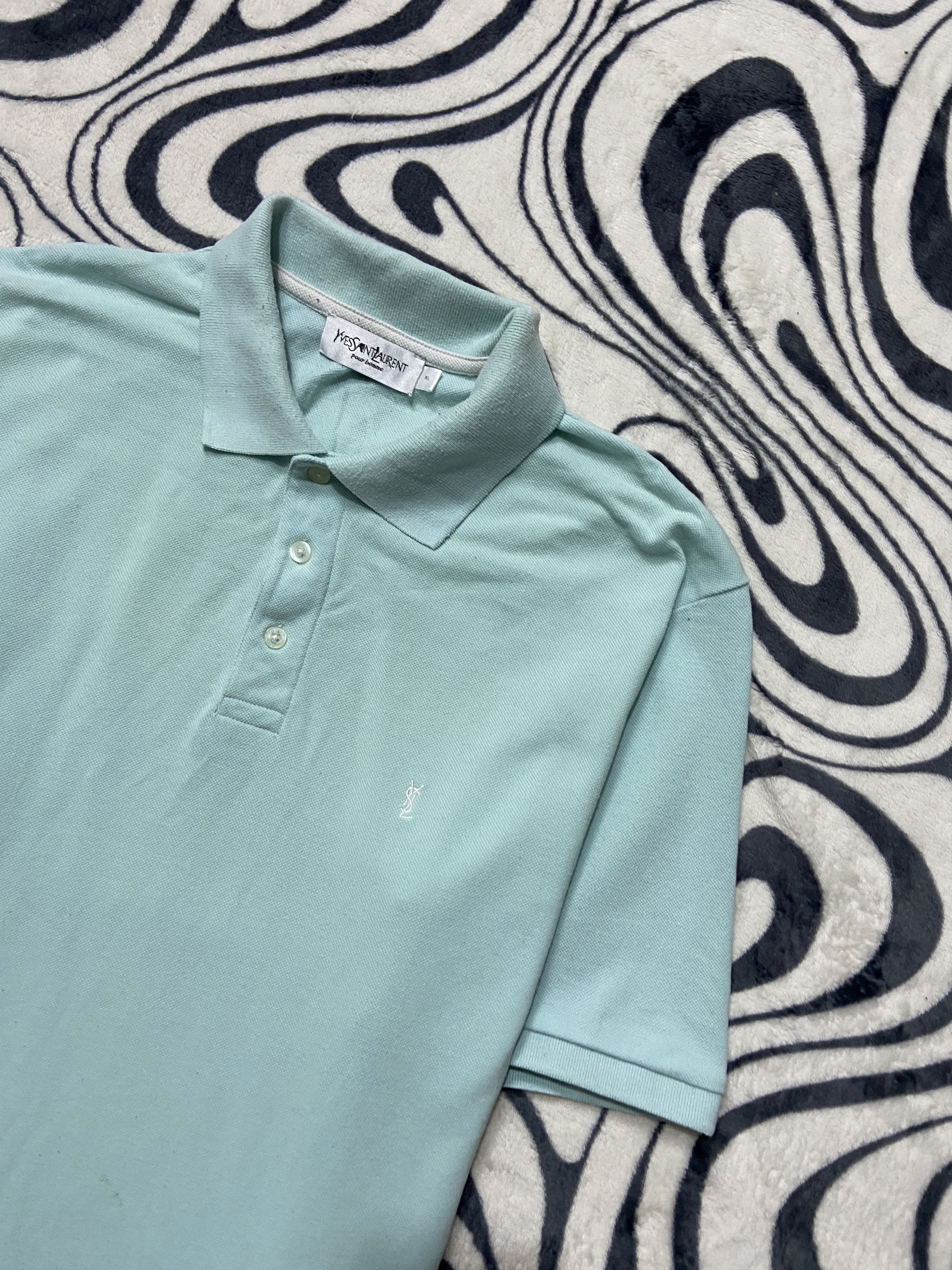 Yves Saint Laurent Yves Saint Laurent YSL Men's Polo Shirt Size US XL / EU 56 / 4 - 2 Thumbnail