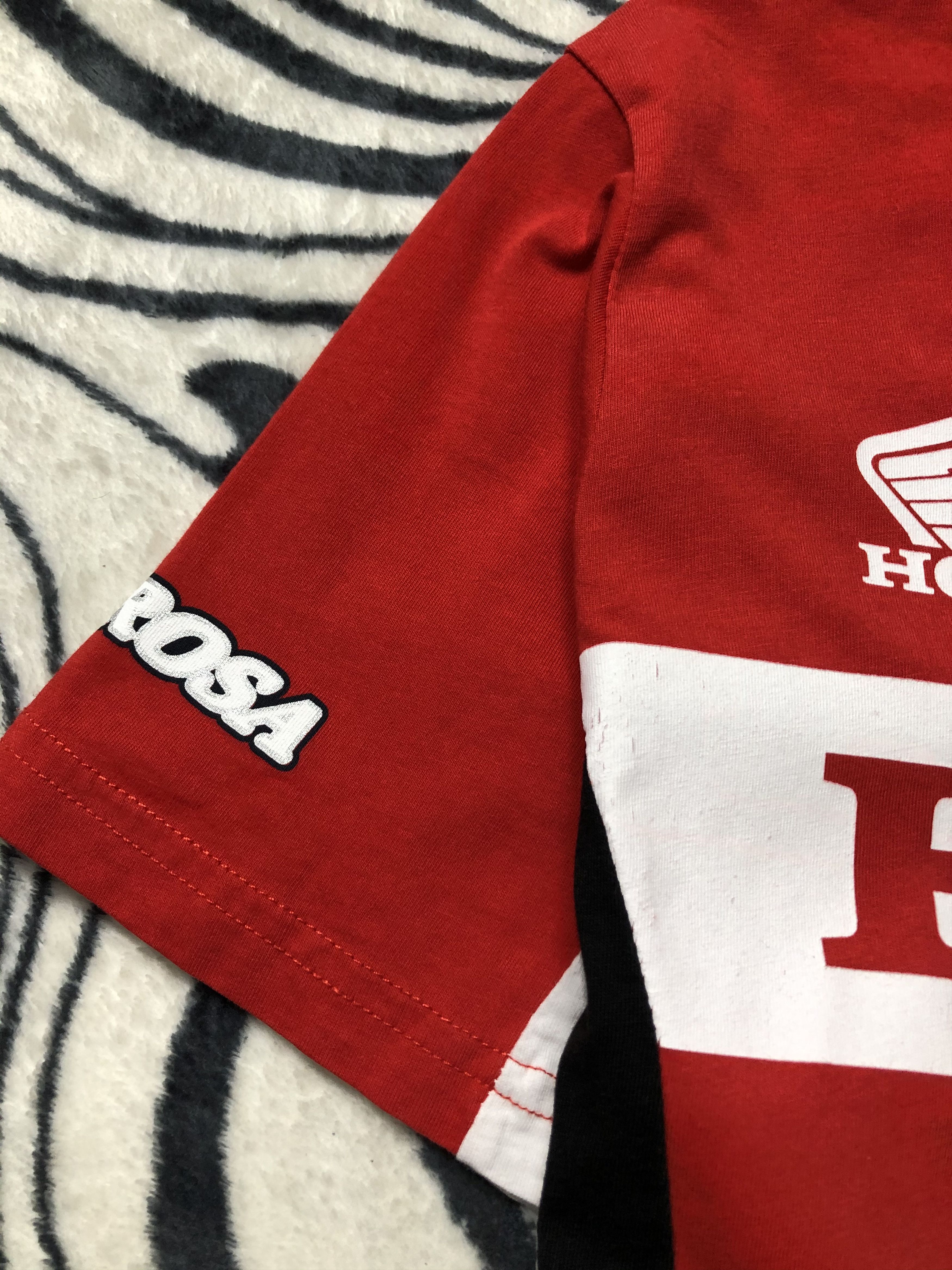 Honda Honda Racing Vintage Mens T-Shirt Tee Size US L / EU 52-54 / 3 - 3 Thumbnail