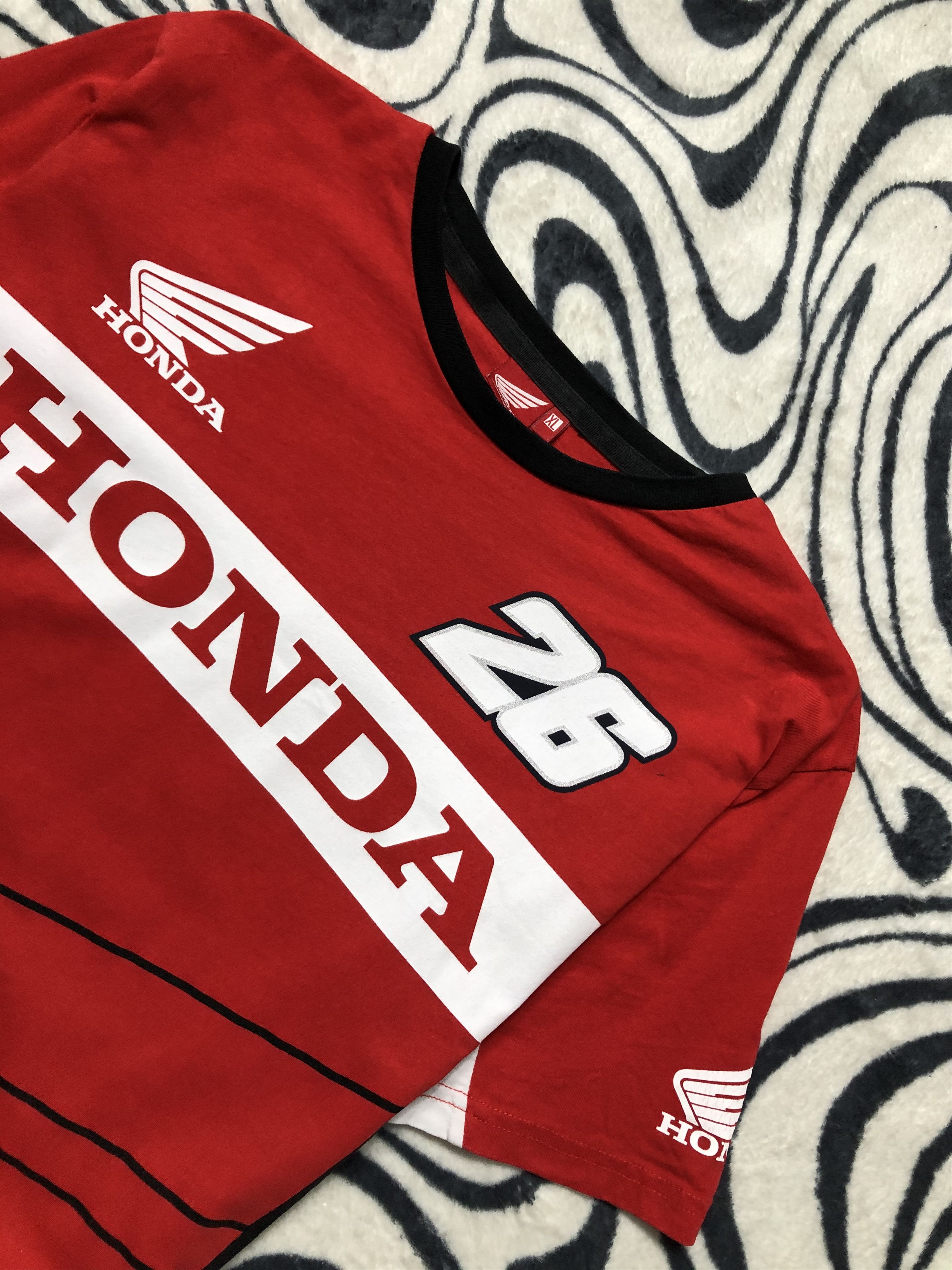 Honda Honda Racing Vintage Mens T-Shirt Tee Size US L / EU 52-54 / 3 - 2 Thumbnail