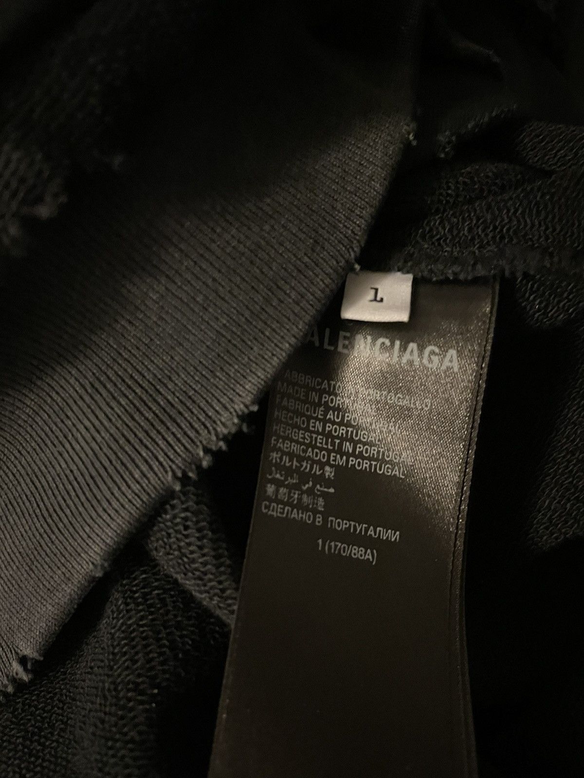 Balenciaga Tape Hoodie with Ripped Pocket Size US S / EU 44-46 / 1 - 6 Thumbnail