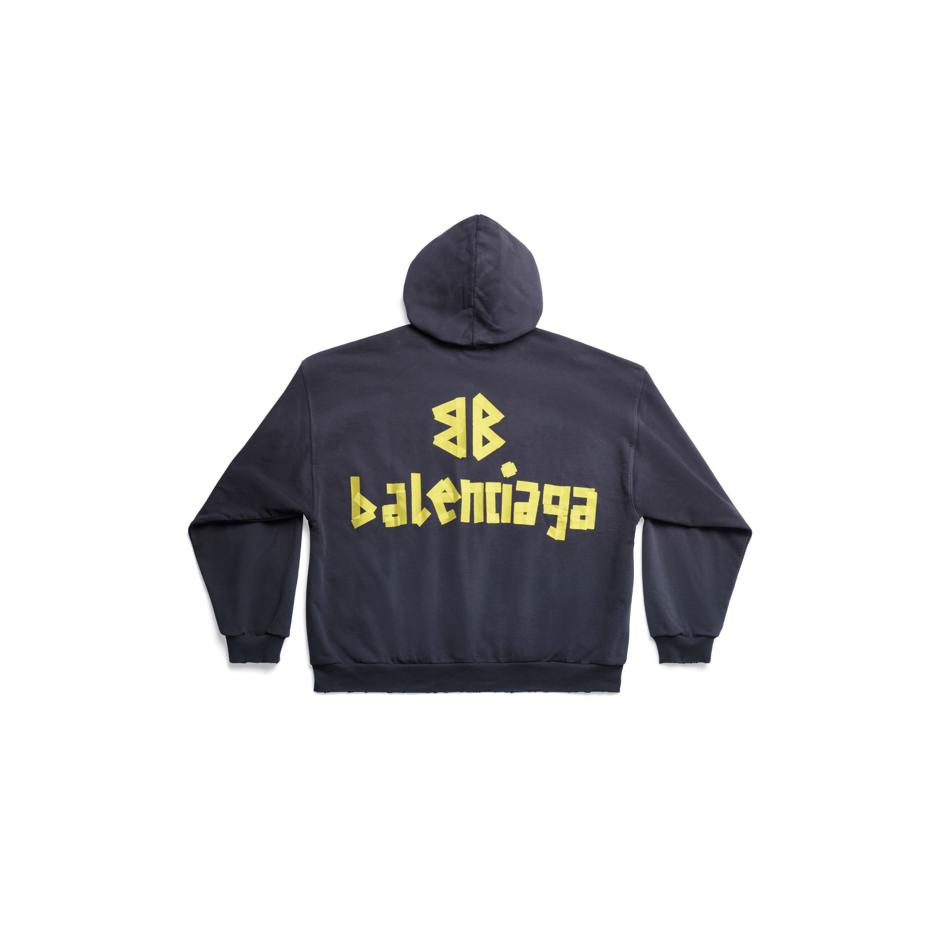 Balenciaga Tape Hoodie with Ripped Pocket Size US S / EU 44-46 / 1 - 7 Thumbnail