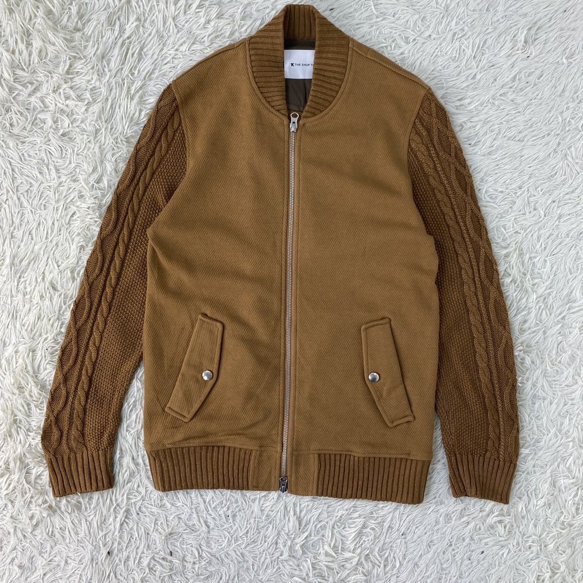 Takeo Kikuchi Japanese TK Shop Jumper Knitted Bomber Jacket Size US M / EU 48-50 / 2 - 2 Thumbnail