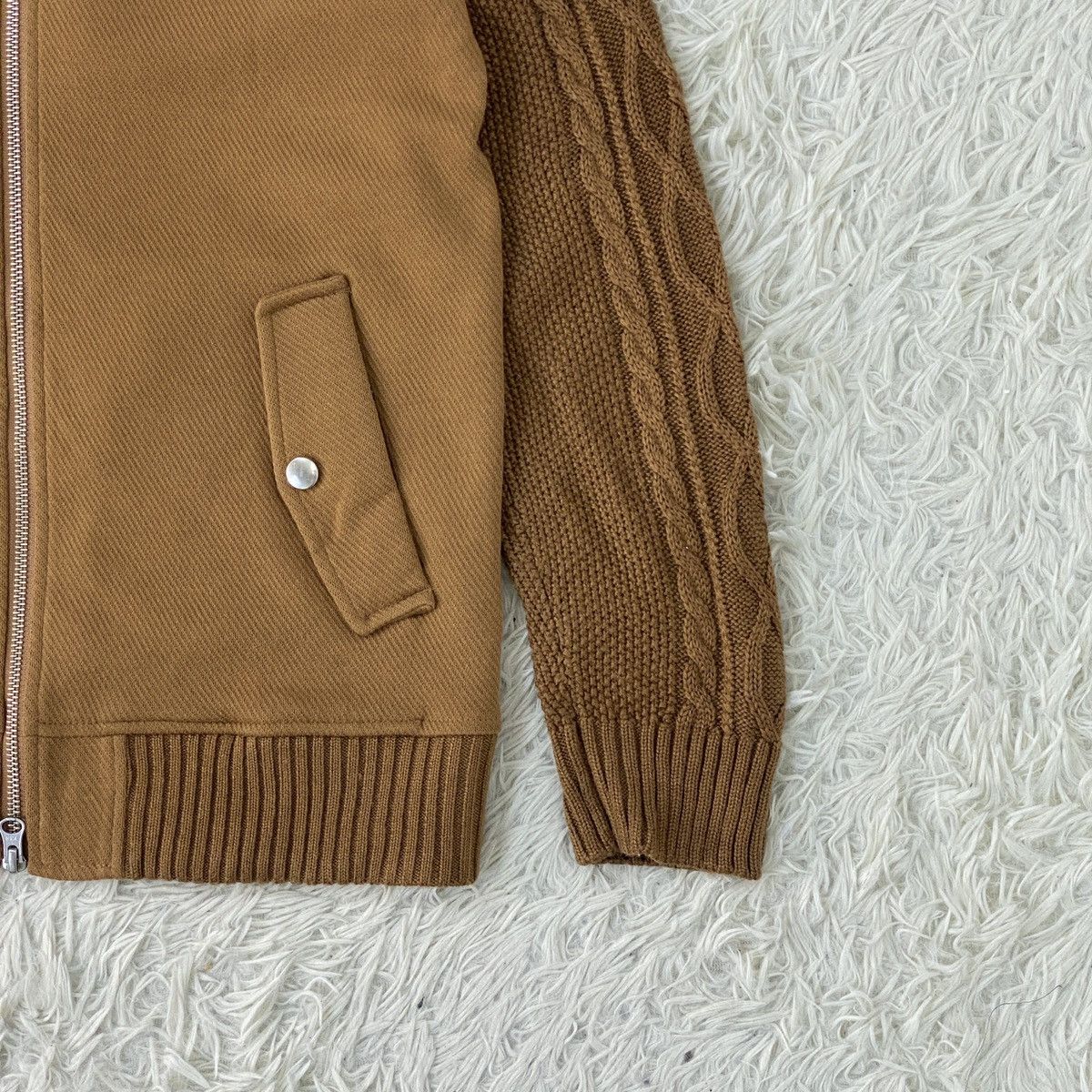 Takeo Kikuchi Japanese TK Shop Jumper Knitted Bomber Jacket Size US M / EU 48-50 / 2 - 5 Thumbnail