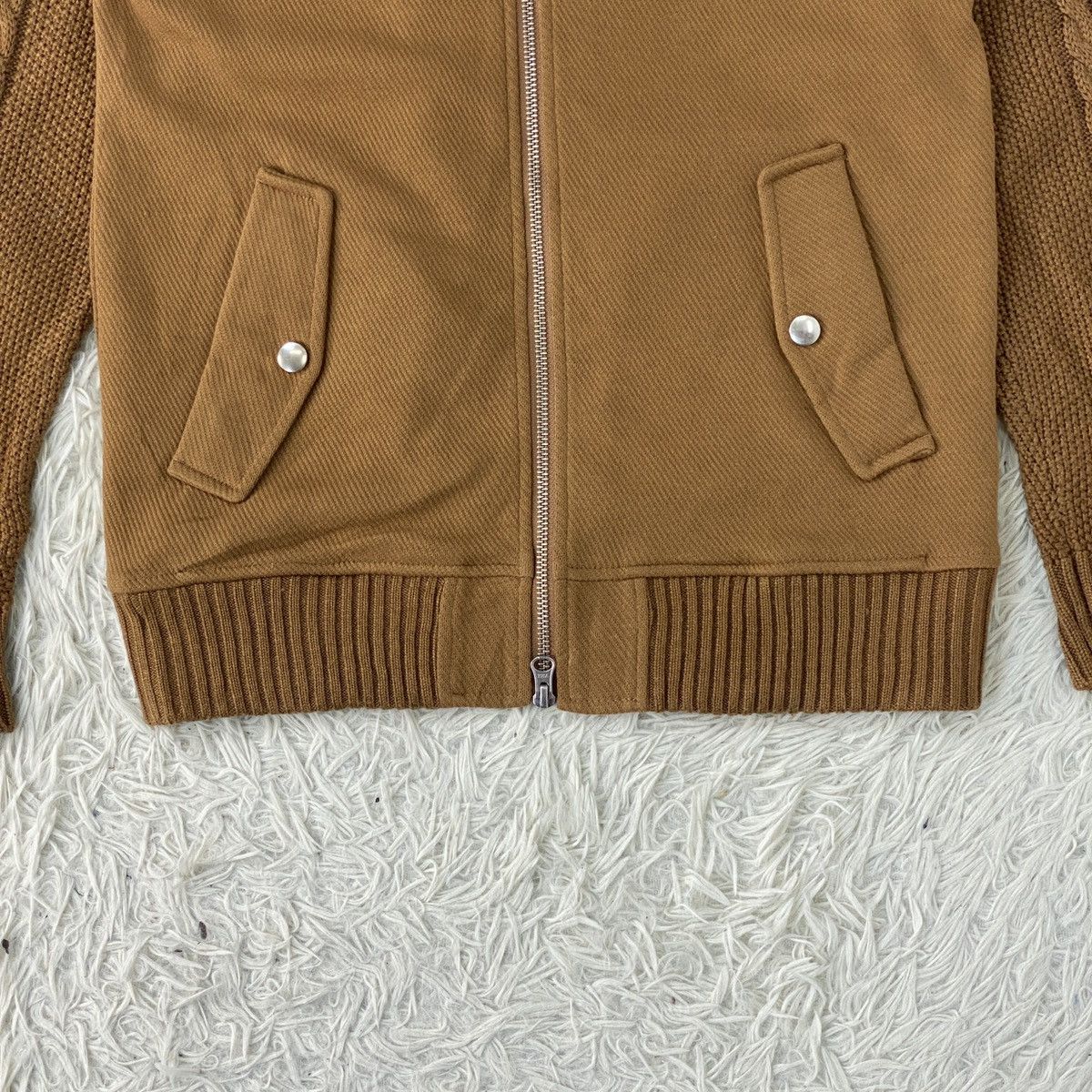 Takeo Kikuchi Japanese TK Shop Jumper Knitted Bomber Jacket Size US M / EU 48-50 / 2 - 6 Thumbnail