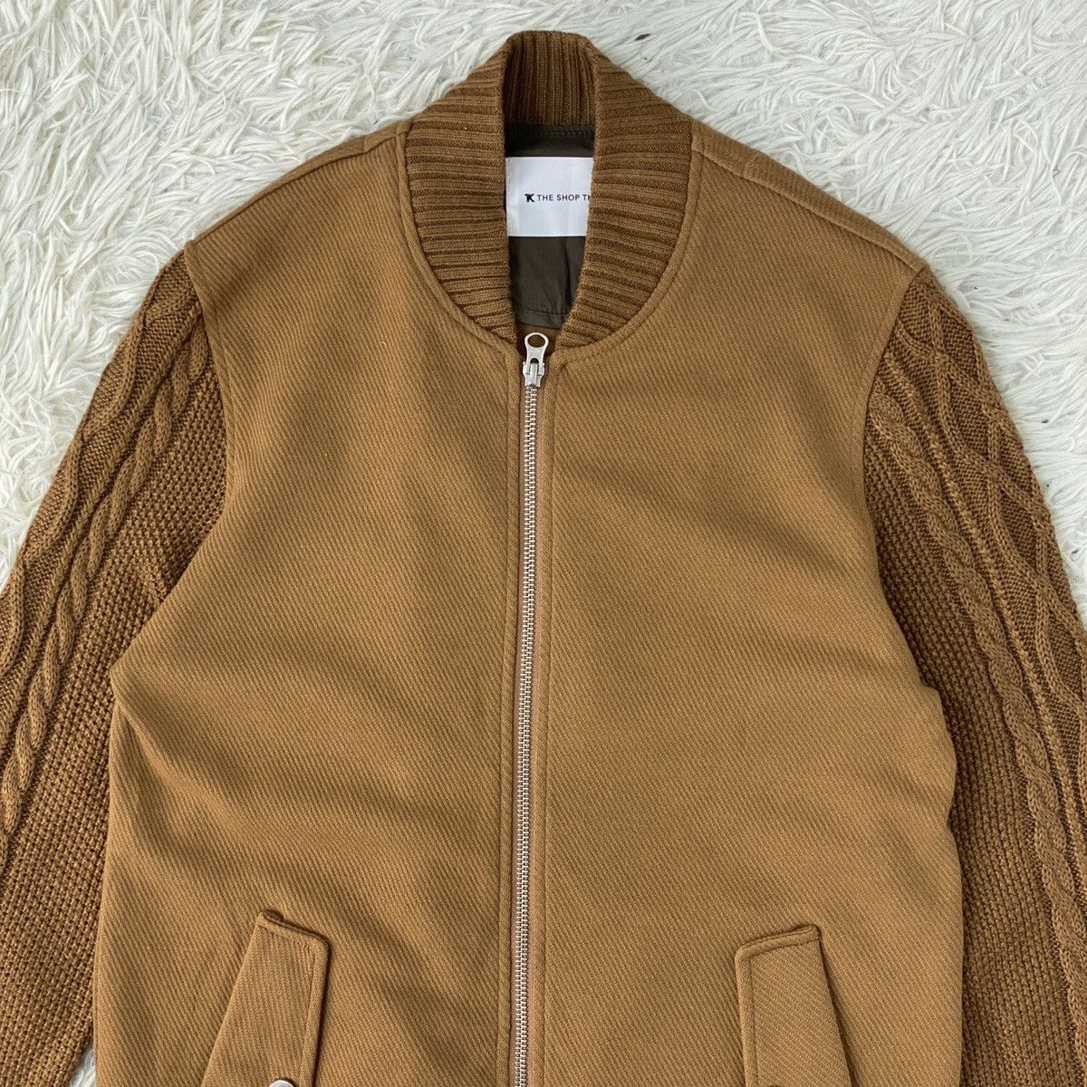 Takeo Kikuchi Japanese TK Shop Jumper Knitted Bomber Jacket Size US M / EU 48-50 / 2 - 4 Thumbnail