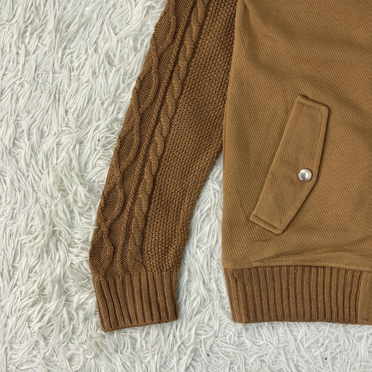 Takeo Kikuchi Japanese TK Shop Jumper Knitted Bomber Jacket Size US M / EU 48-50 / 2 - 3 Thumbnail