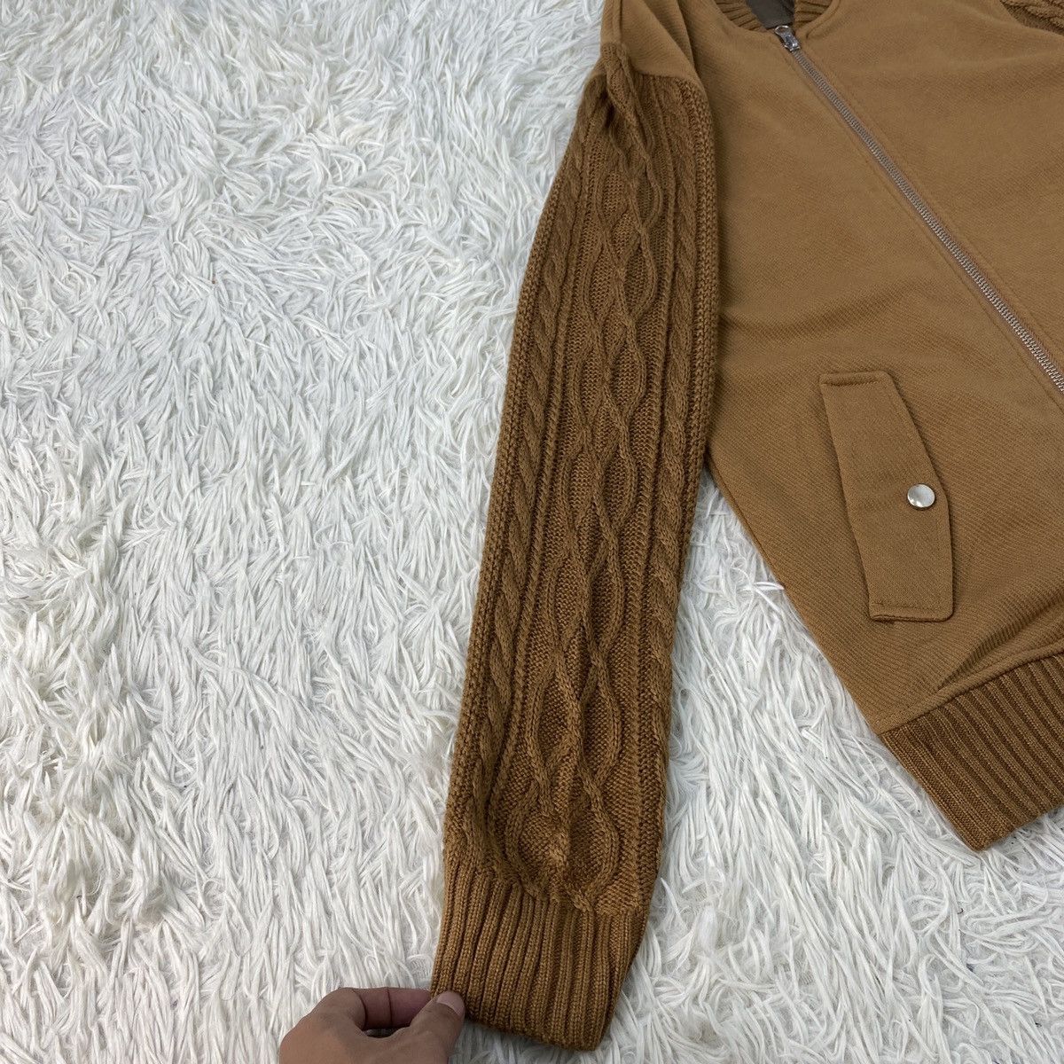 Takeo Kikuchi Japanese TK Shop Jumper Knitted Bomber Jacket Size US M / EU 48-50 / 2 - 9 Thumbnail