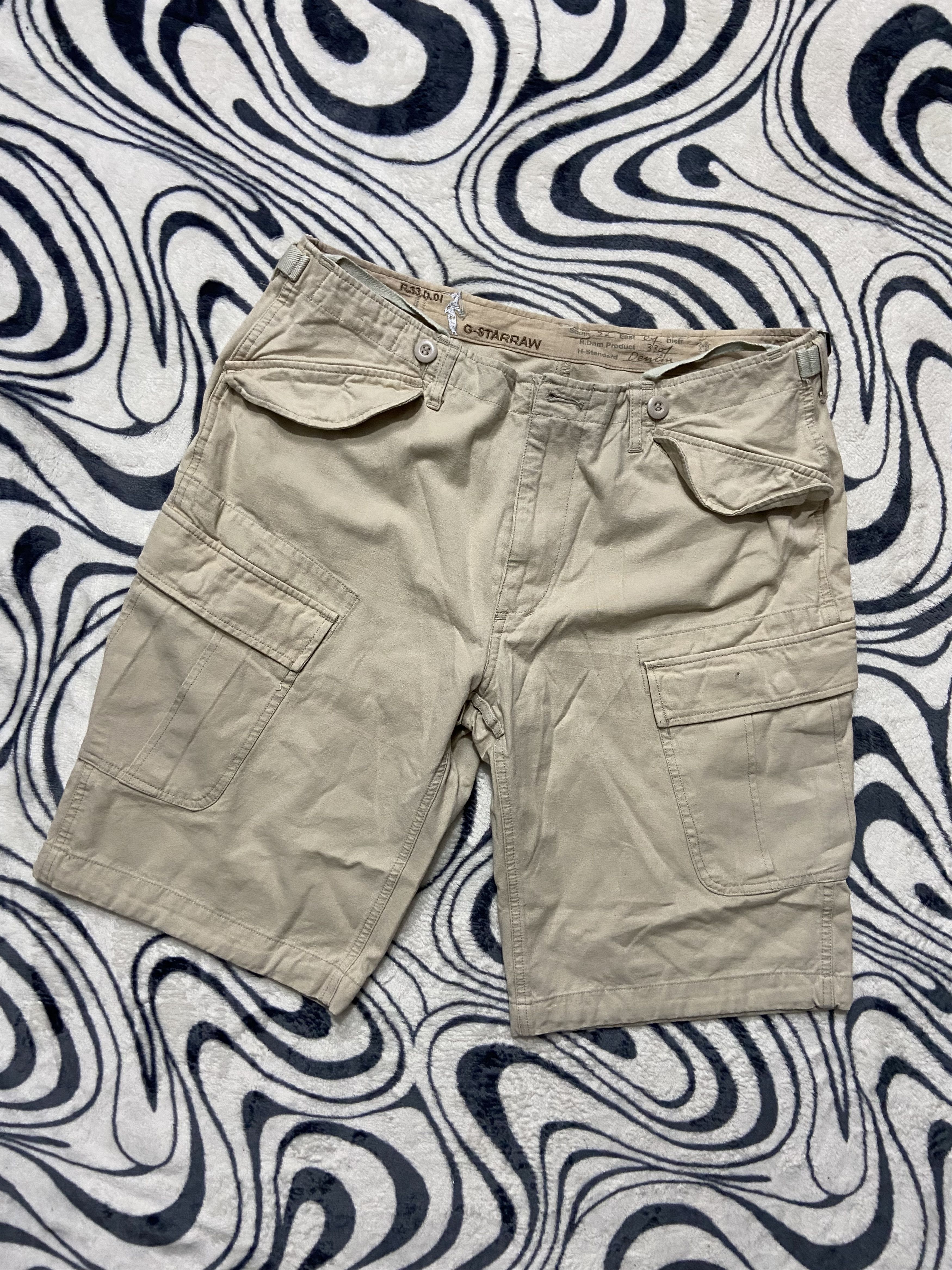 G-Star G Star Raw Mens Cargo Shorts Size US 34 / EU 50 - 1 Thumbnail