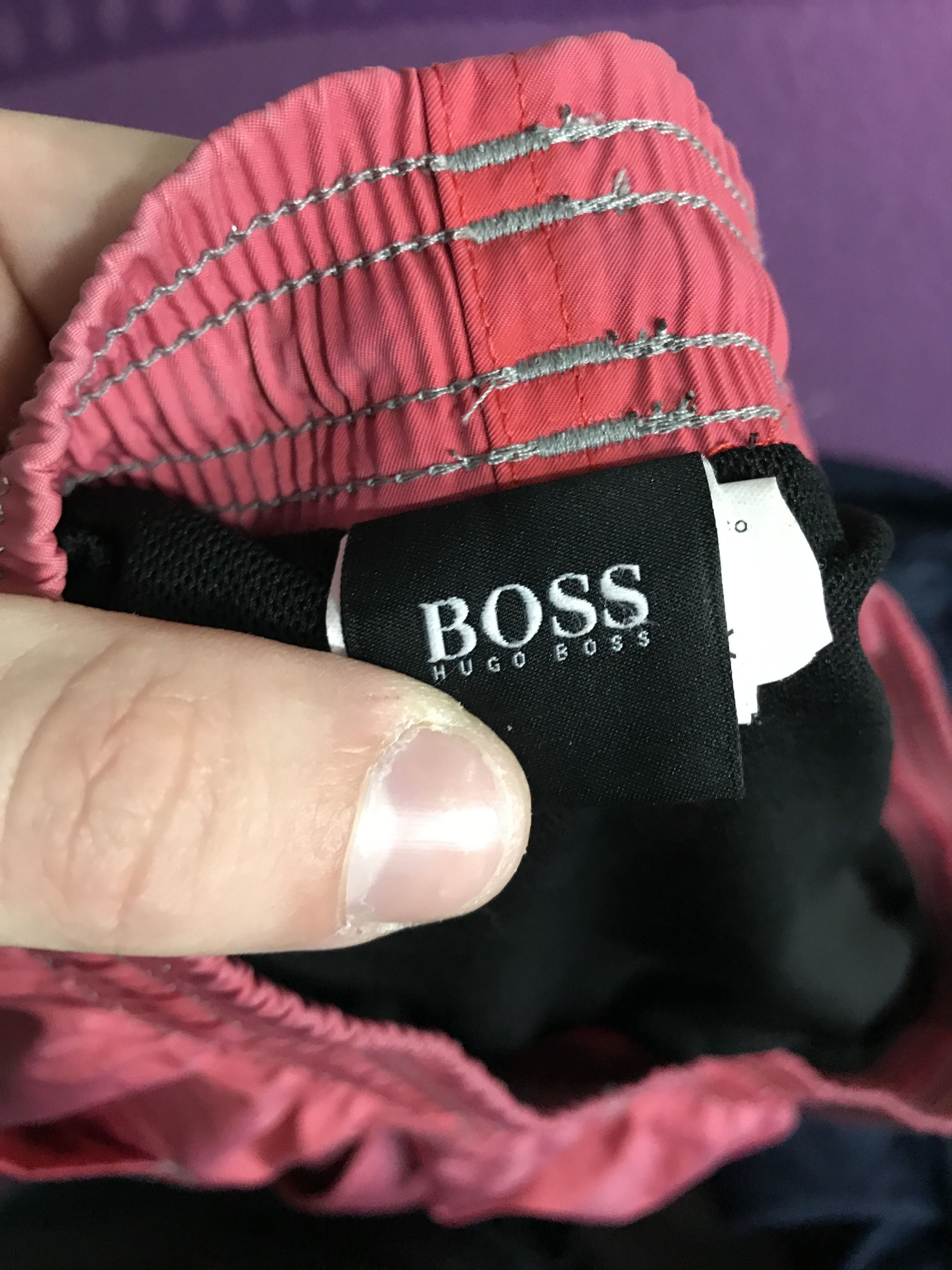Hugo Boss × Vintage Hugo Boss Mens Nylon Shorts Size US 36 / EU 52 - 4 Thumbnail