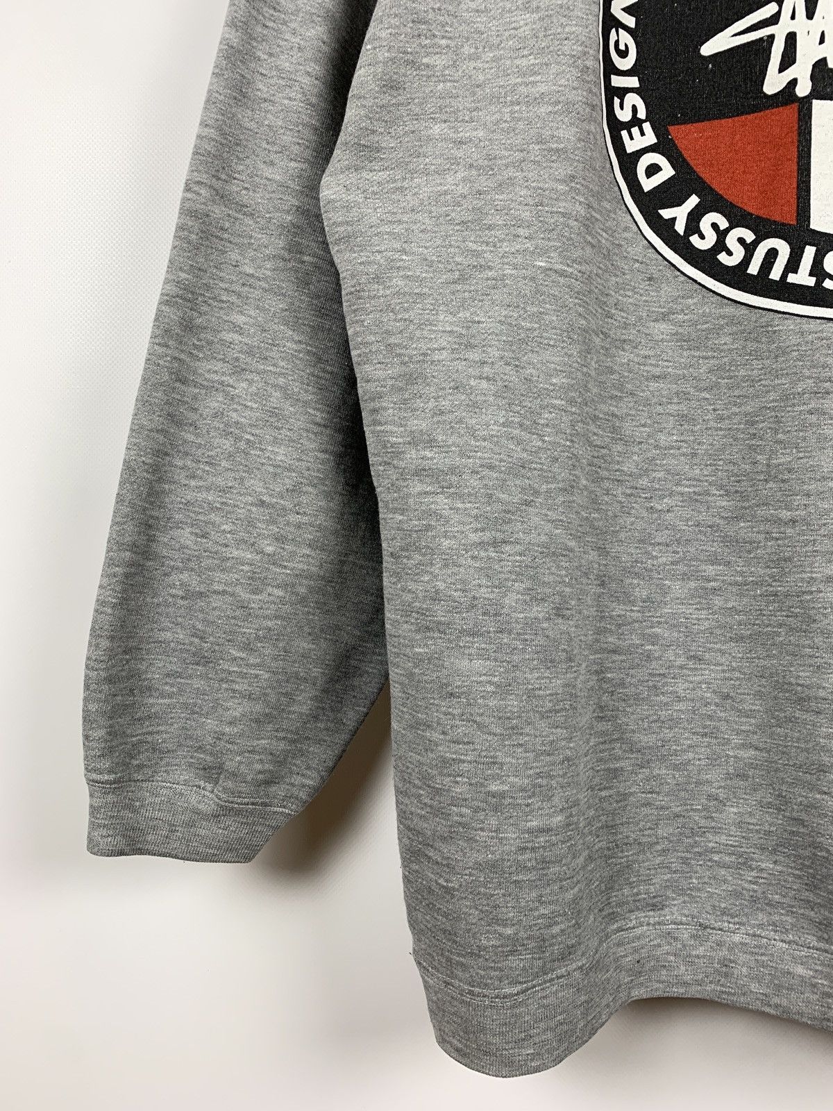 Stussy 90s Vintage Stussy Made In USA Grey Sweatshirt Size US L / EU 52-54 / 3 - 15 Thumbnail