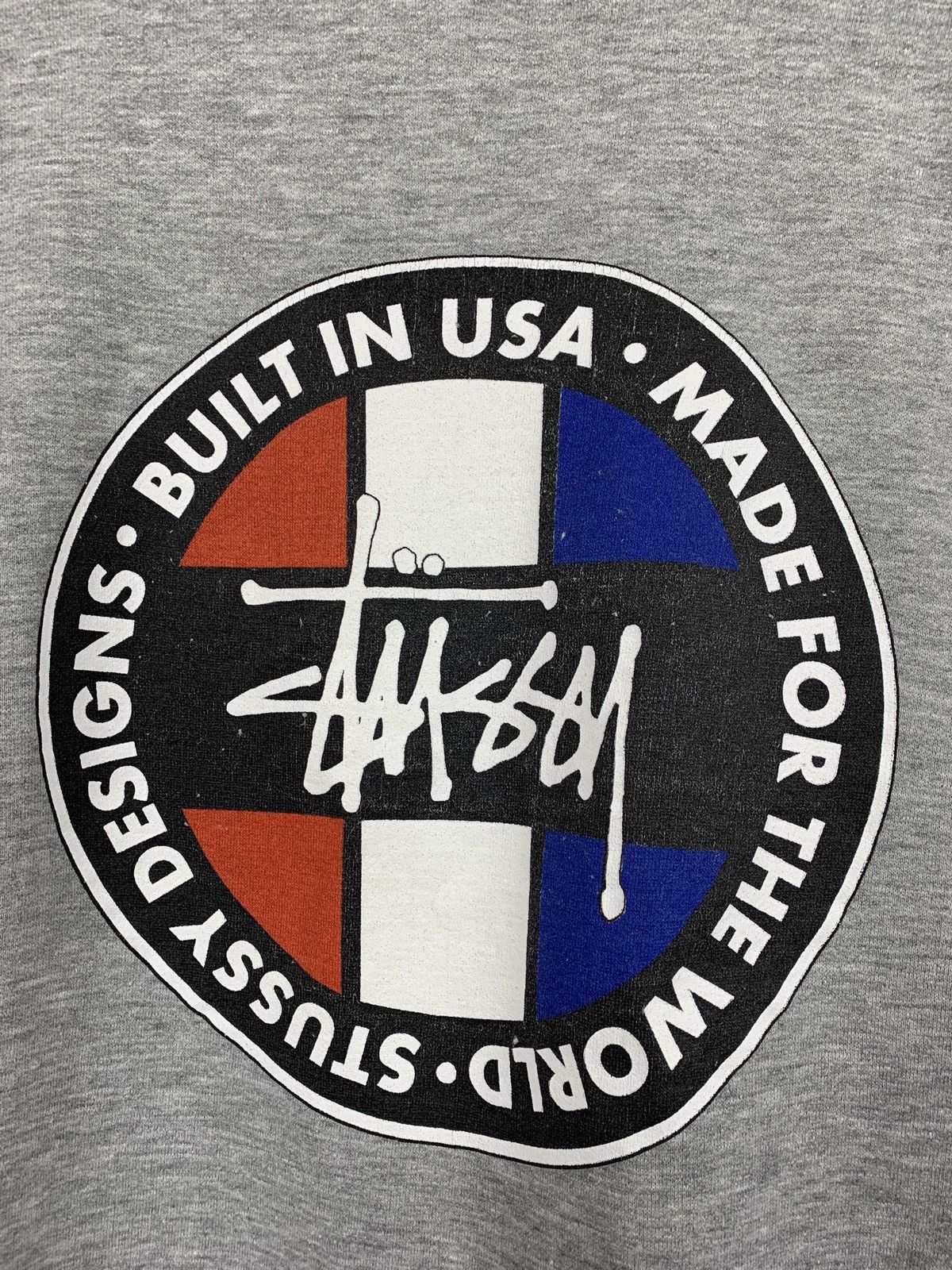 Stussy 90s Vintage Stussy Made In USA Grey Sweatshirt Size US L / EU 52-54 / 3 - 10 Thumbnail