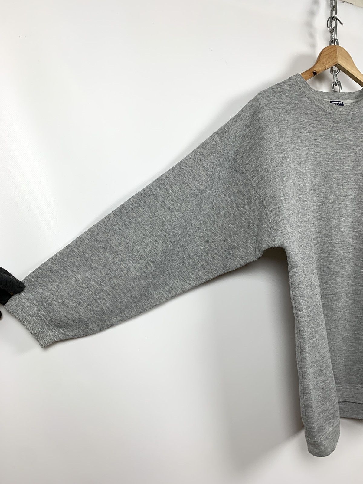 Stussy 90s Vintage Stussy Made In USA Grey Sweatshirt Size US L / EU 52-54 / 3 - 14 Thumbnail