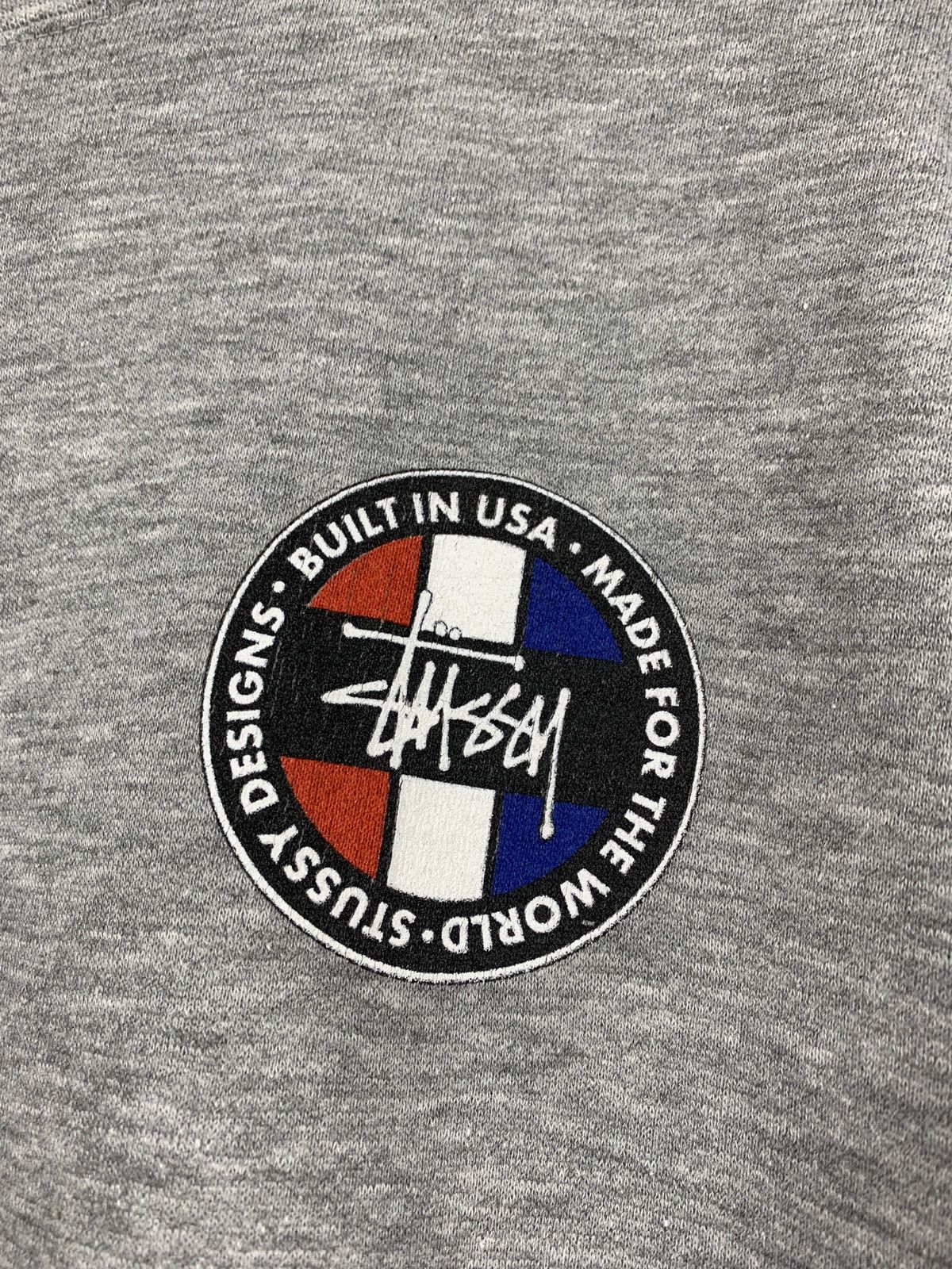 Stussy 90s Vintage Stussy Made In USA Grey Sweatshirt Size US L / EU 52-54 / 3 - 11 Thumbnail