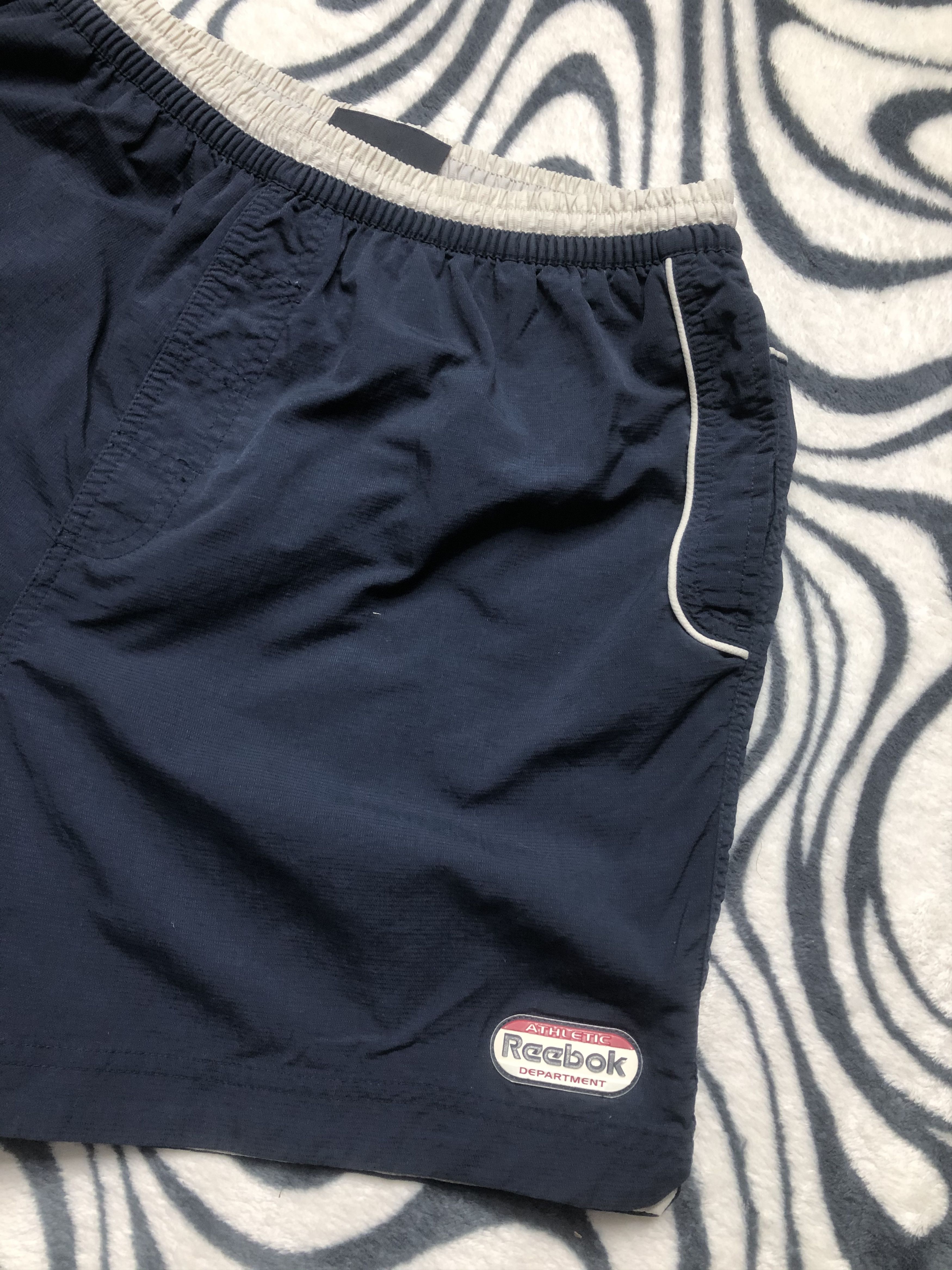 Reebok × Vintage Reebok Vintage Mens Nylon Pants Y2K Size US 32 / EU 48 - 2 Thumbnail