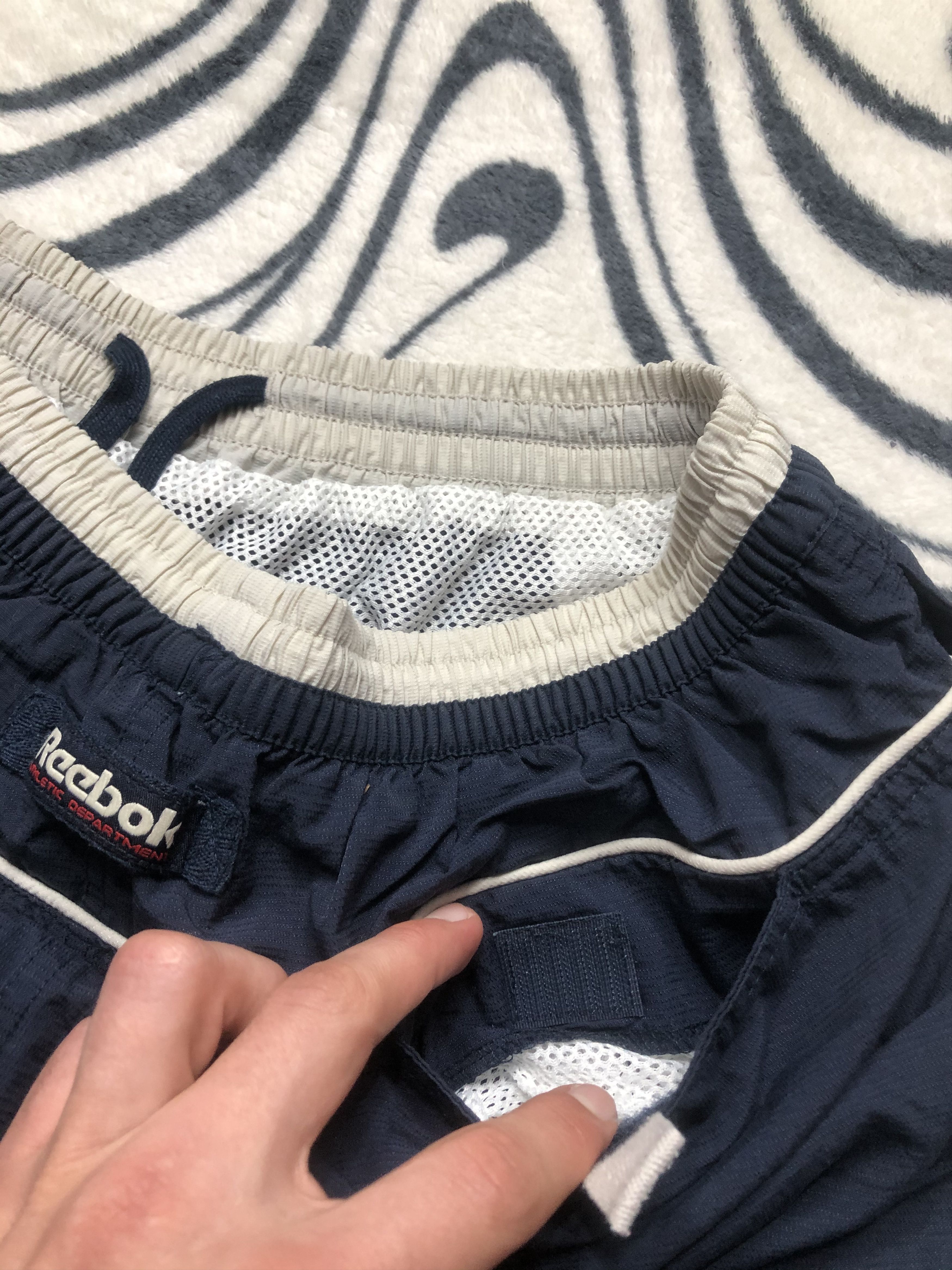 Reebok × Vintage Reebok Vintage Mens Nylon Pants Y2K Size US 32 / EU 48 - 9 Thumbnail