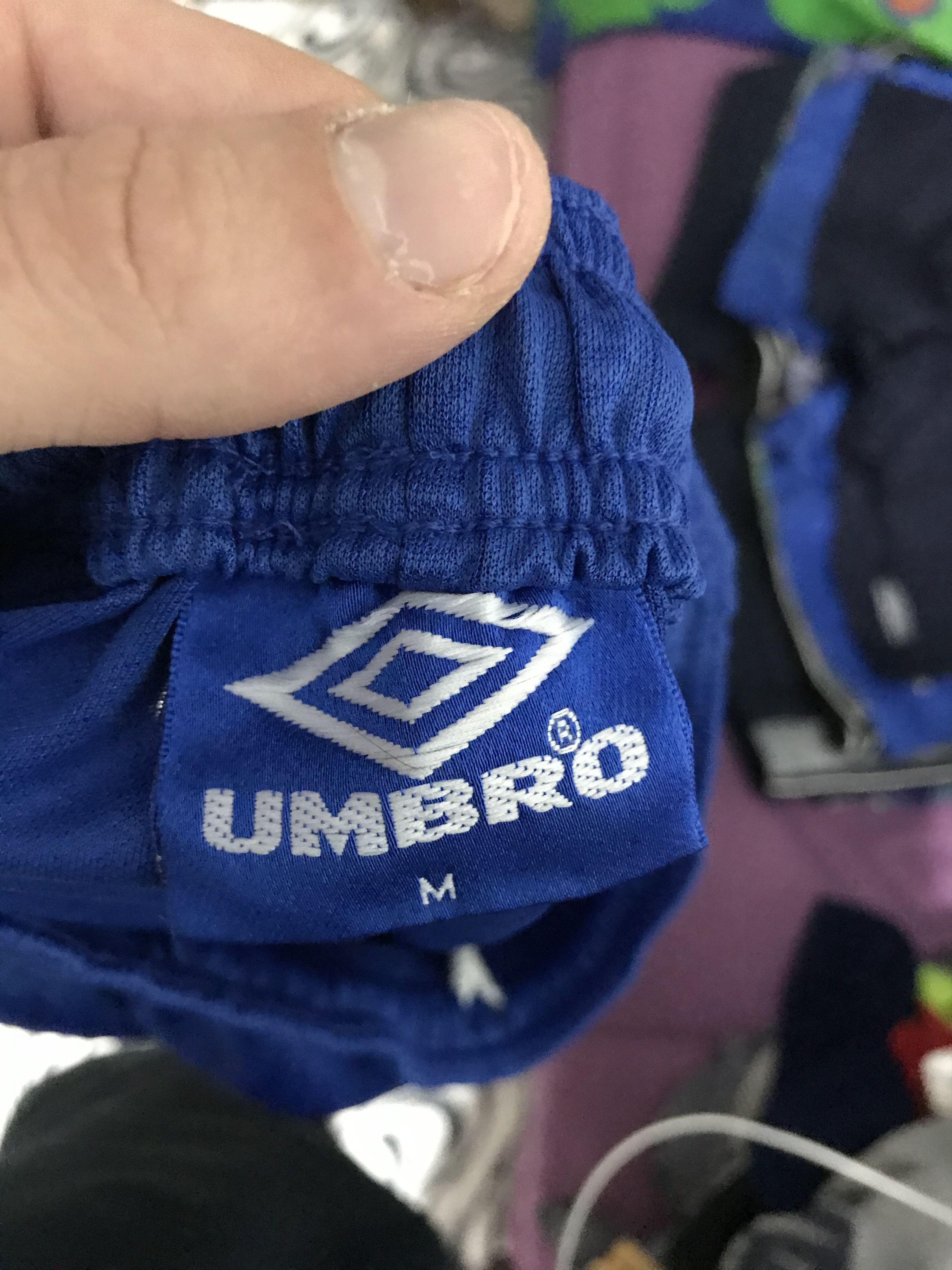 Umbro × Vintage Umbro vintage monogram logo shorts Size US 36 / EU 52 - 4 Thumbnail