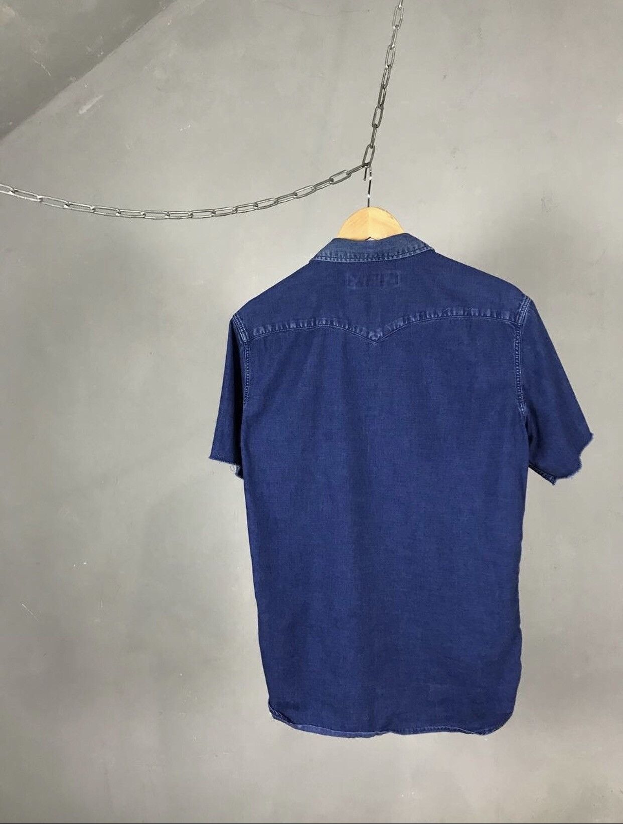 Allsaints Allsaints luxury streetwear denim shirt Size US S / EU 44-46 / 1 - 8 Thumbnail