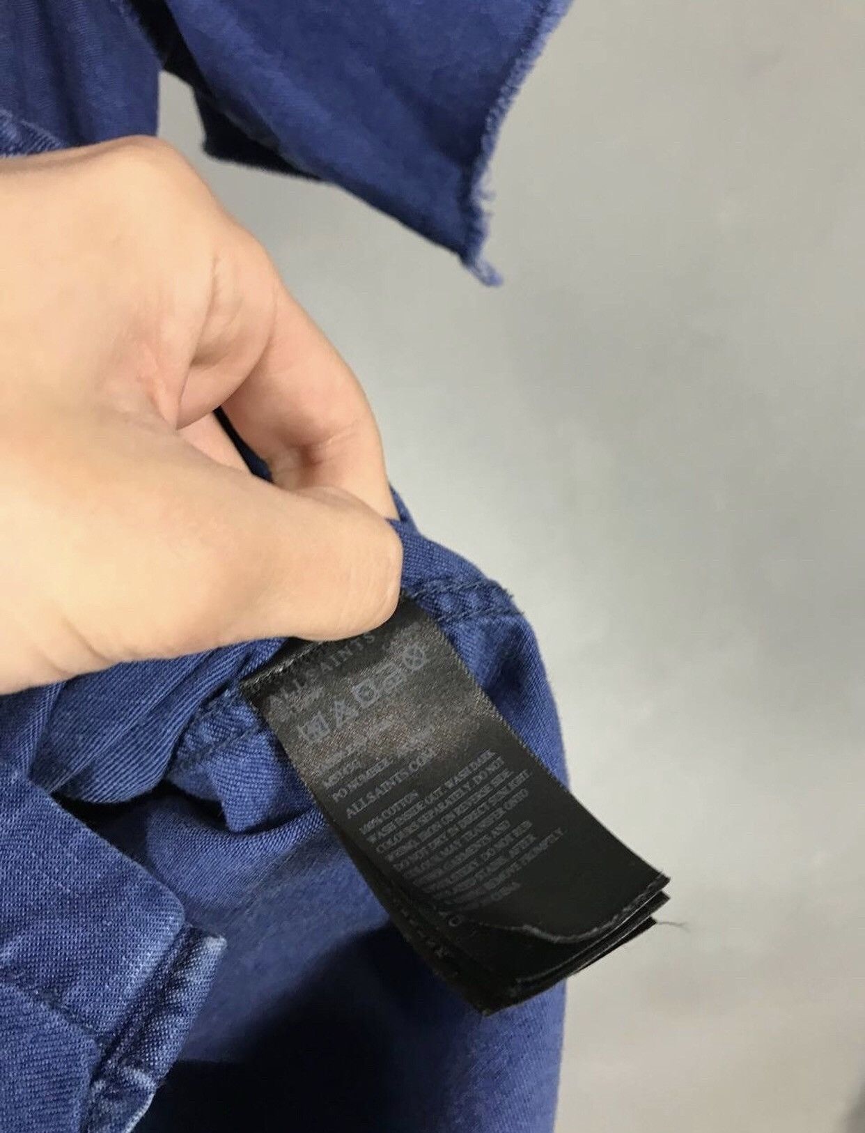 Allsaints Allsaints luxury streetwear denim shirt Size US S / EU 44-46 / 1 - 7 Thumbnail
