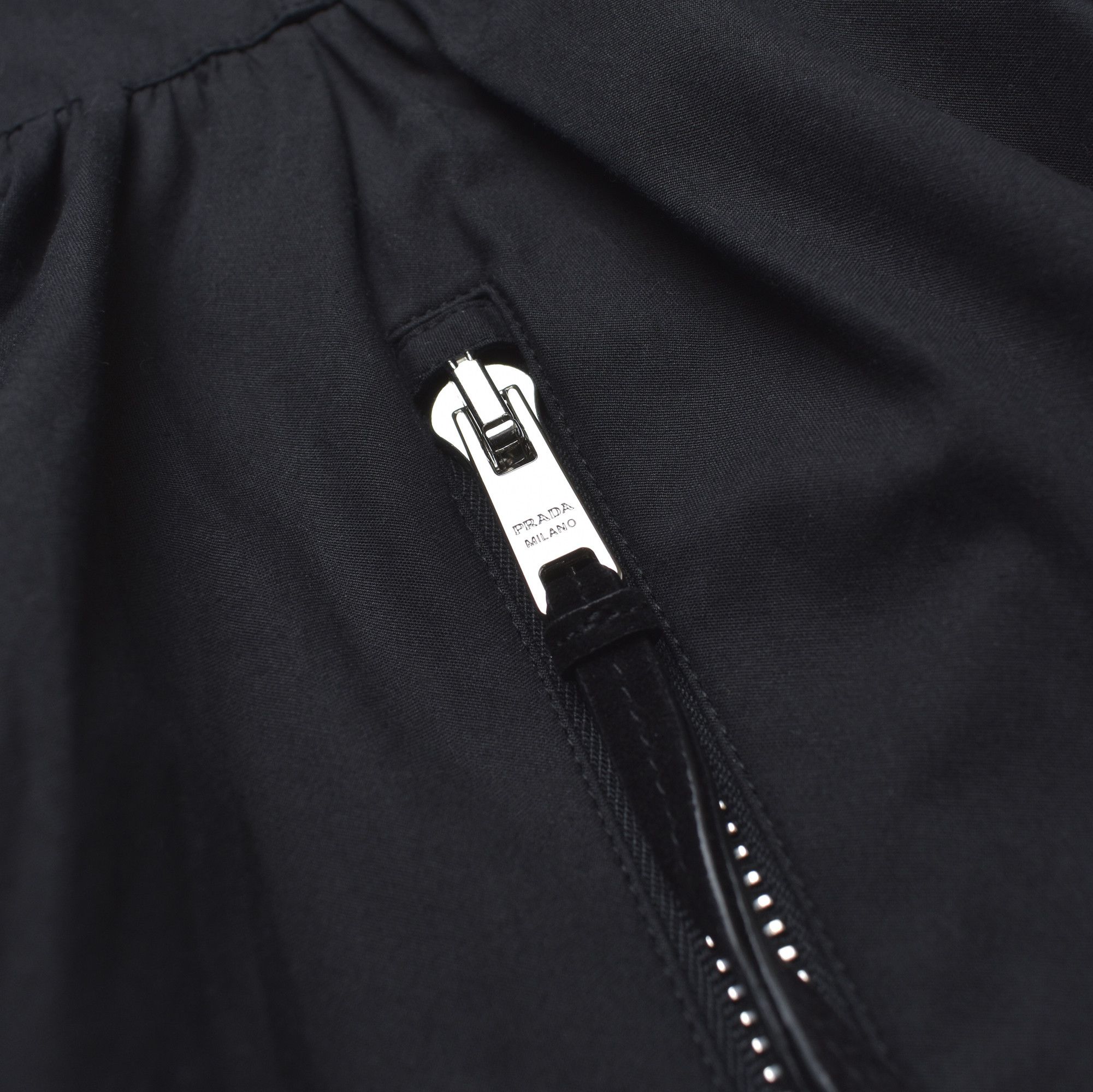 Prada BNWOT PRADA Womens Black Cotton Metal Studded Dress Size L / US 10 / IT 46 - 5 Thumbnail