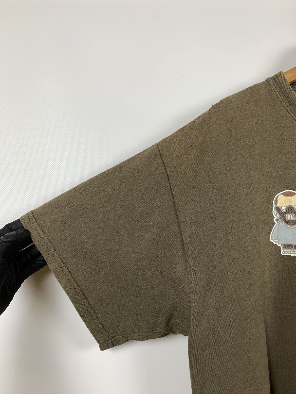 Vintage Vintage Ape Ready Steady Cook Skateboard Faded Khaki T-Shirt Size US XL / EU 56 / 4 - 8 Thumbnail