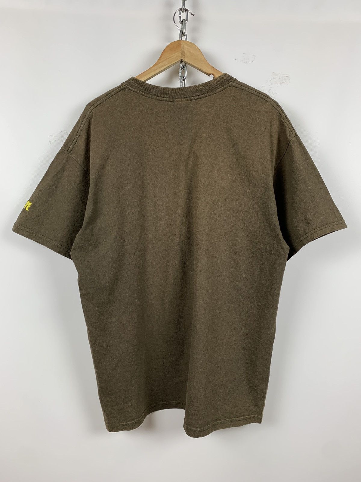 Vintage Vintage Ape Ready Steady Cook Skateboard Faded Khaki T-Shirt Size US XL / EU 56 / 4 - 10 Thumbnail