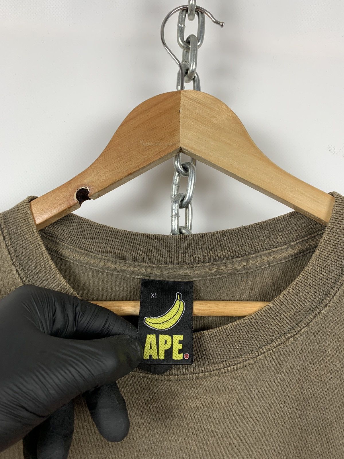 Vintage Vintage Ape Ready Steady Cook Skateboard Faded Khaki T-Shirt Size US XL / EU 56 / 4 - 14 Thumbnail